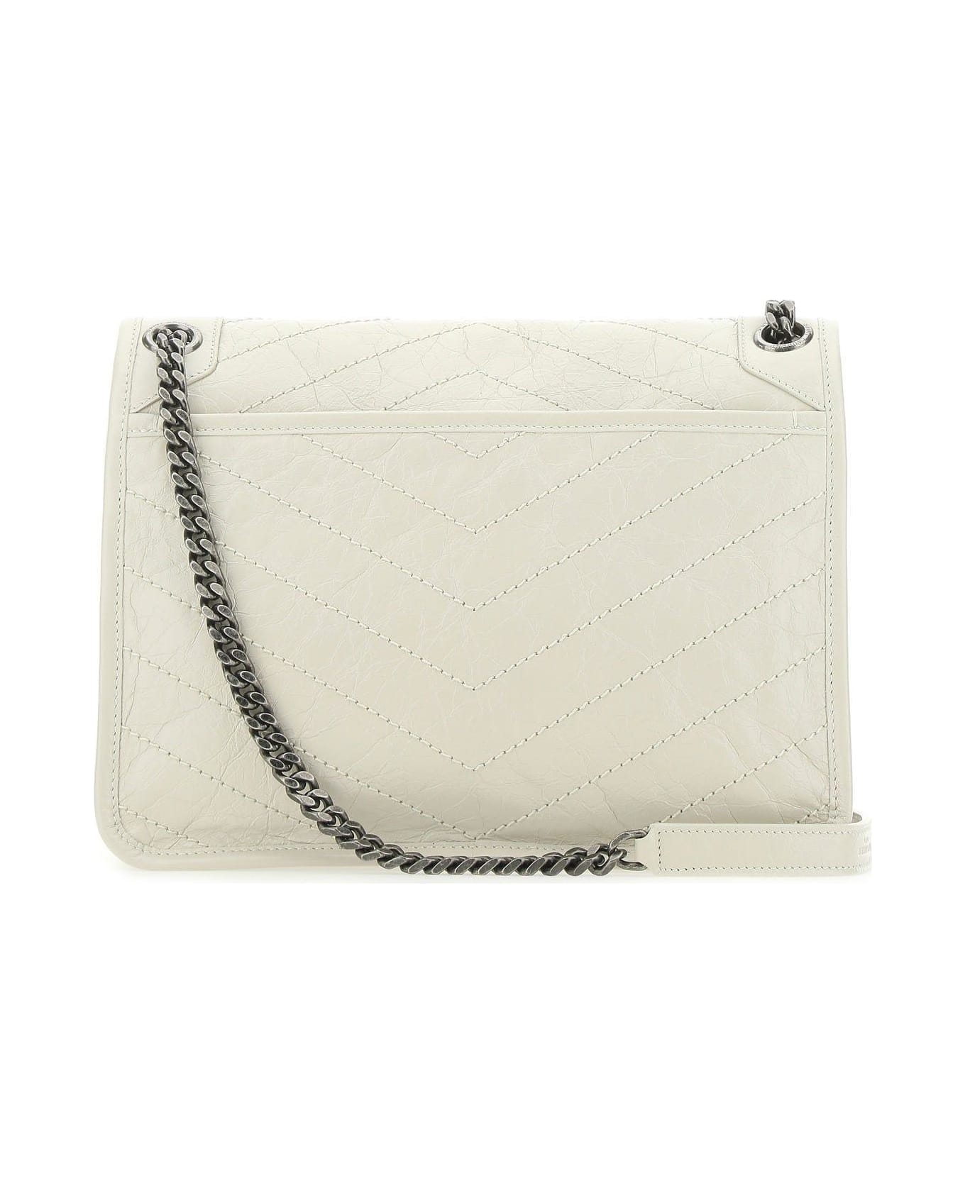 にこ¨̮⃝ item shoulder bag（ivory） Saint Laurent Ivory Leather Medium Niki Shoulder Bag