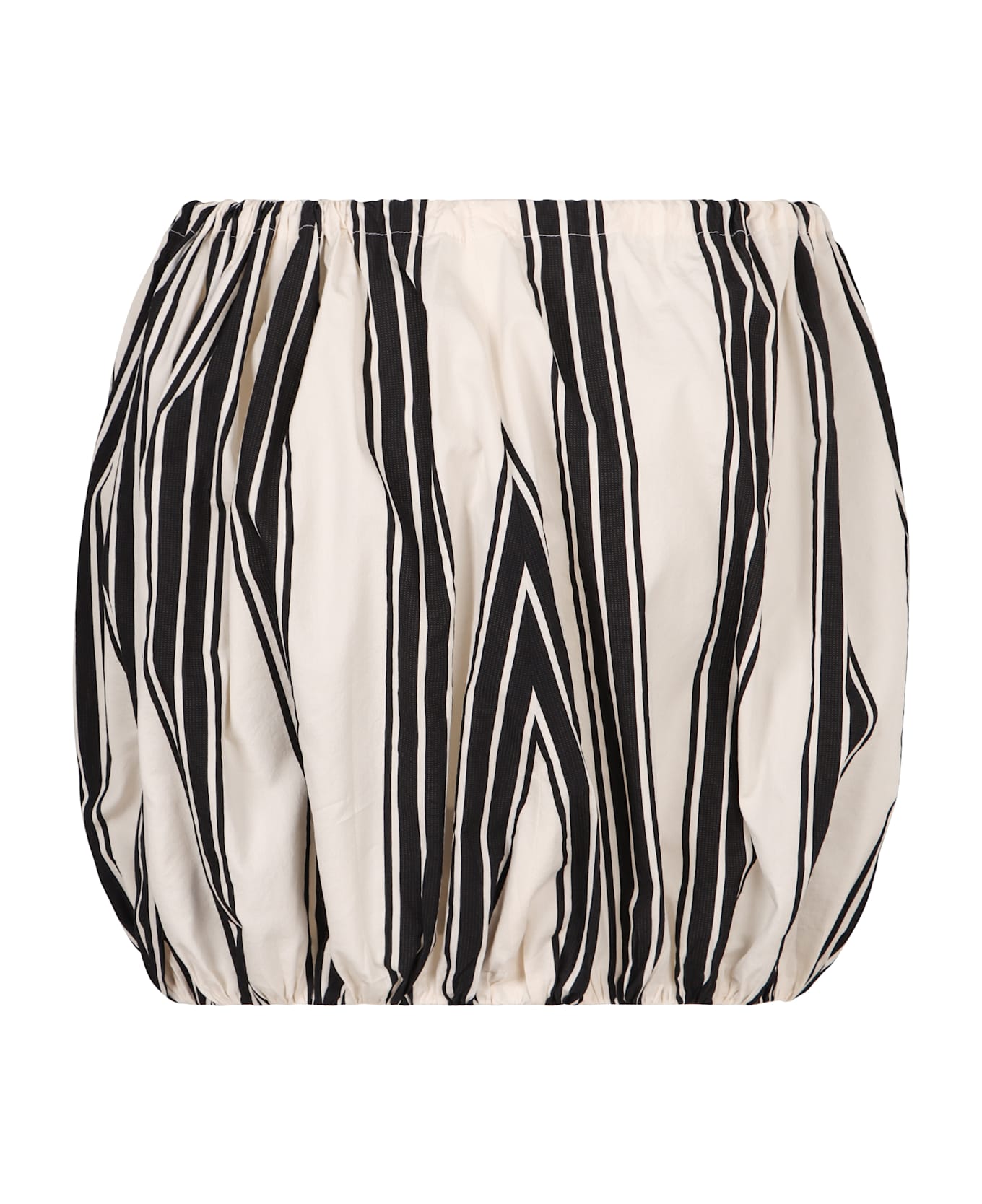Philosophy di Lorenzo Serafini Cotton Mini-skirt - panna