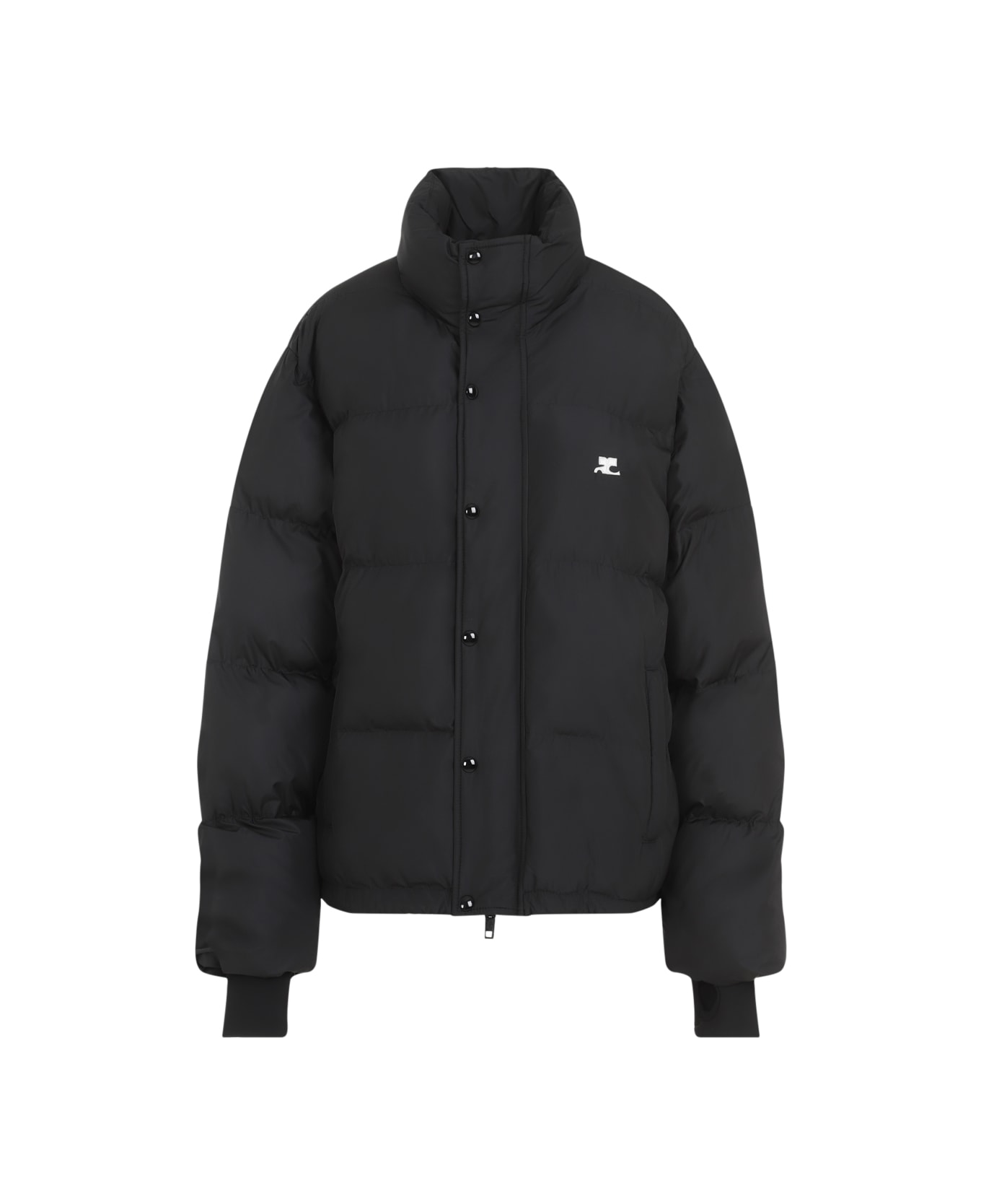 Courrèges Black Down Jacket - Black