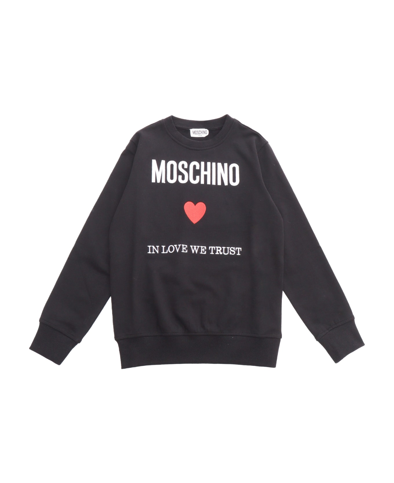 Moschino Sweatshirt With Logo - BLACK