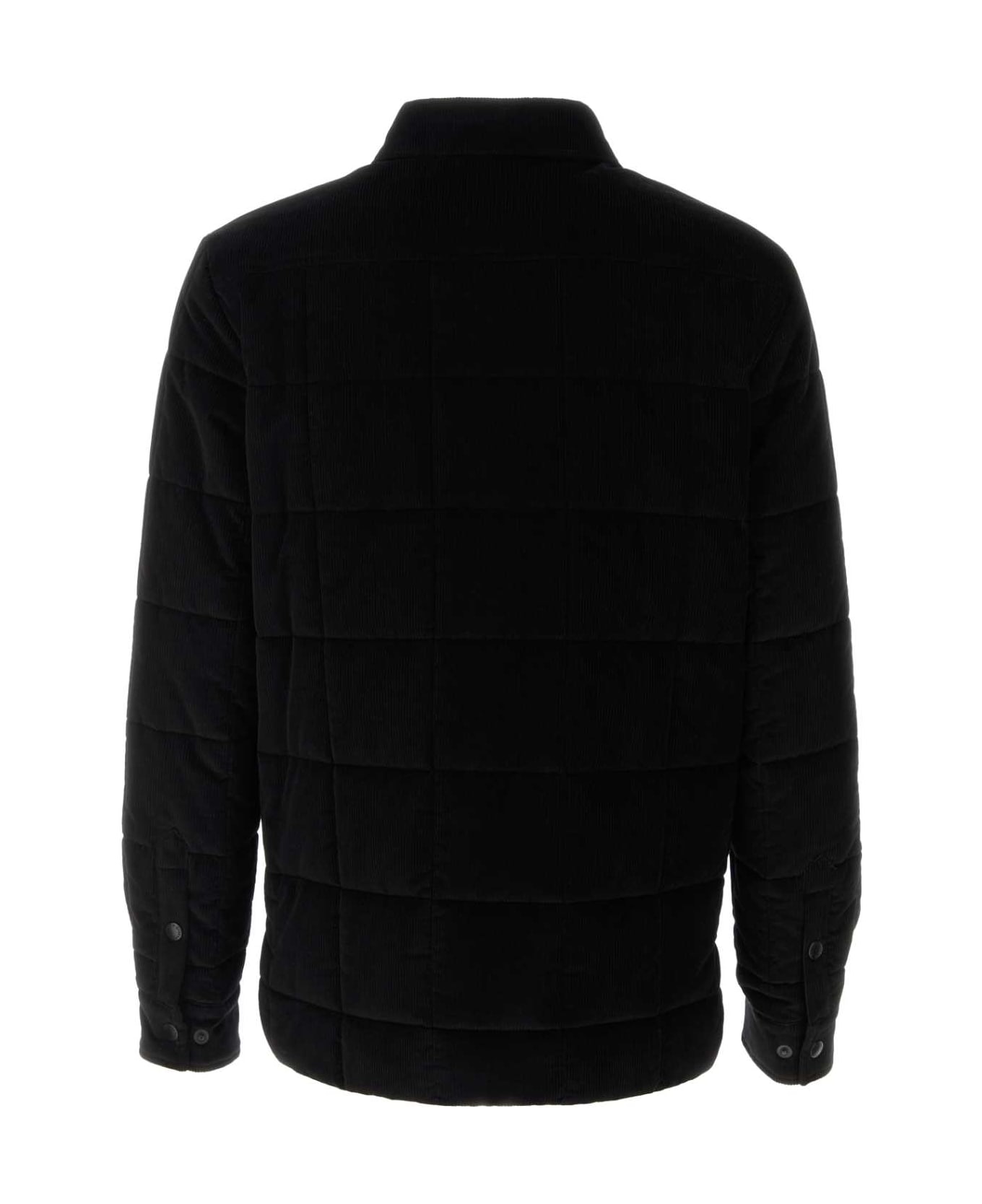 Dolce & Gabbana Black Corduroy Padded Jacket - NERO ジャケット