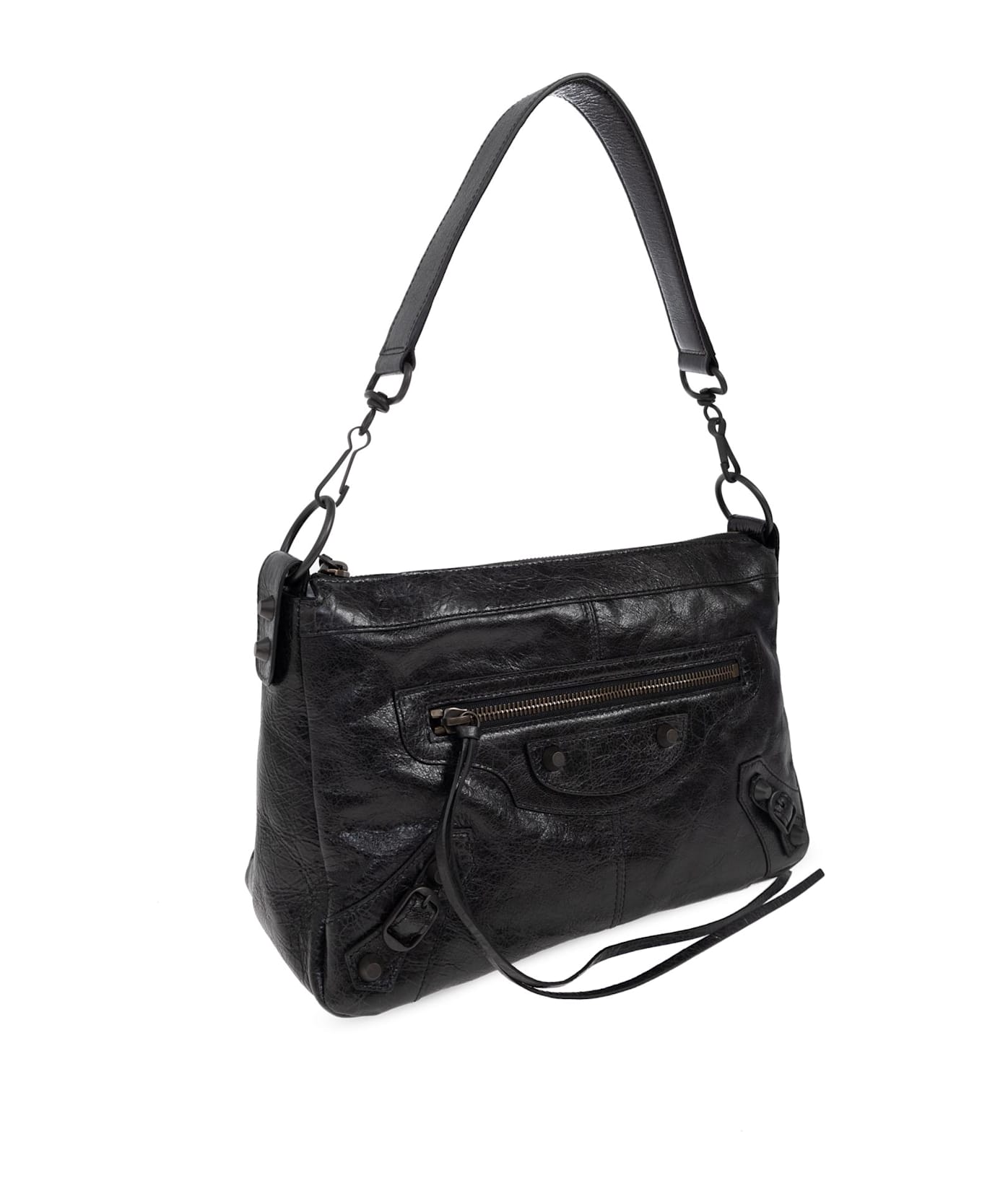 Balenciaga Shoulder Bag 
le City Moto Small
 - BLACK