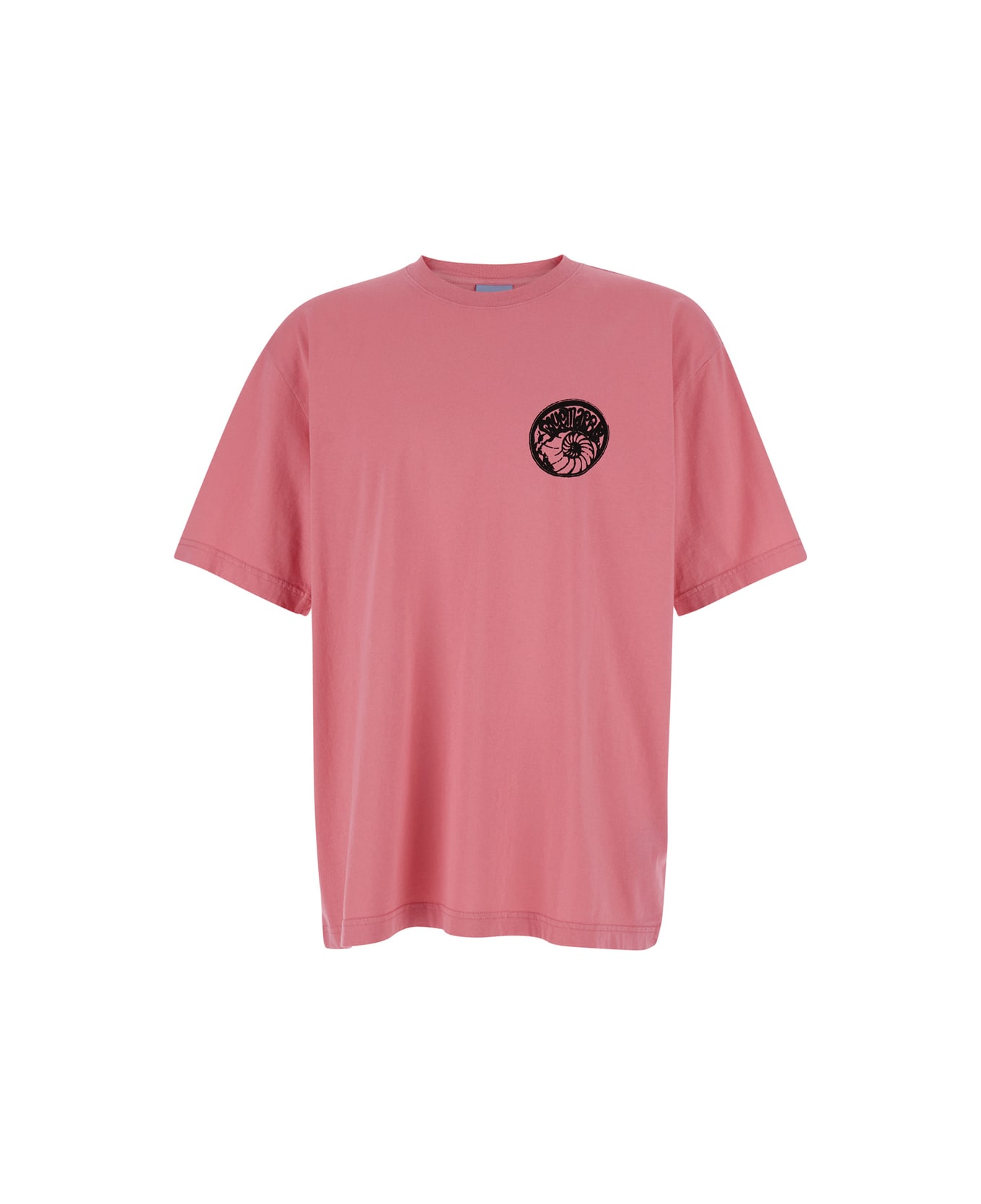 Bluemarble Eye Shell Print T-shirt - Pink