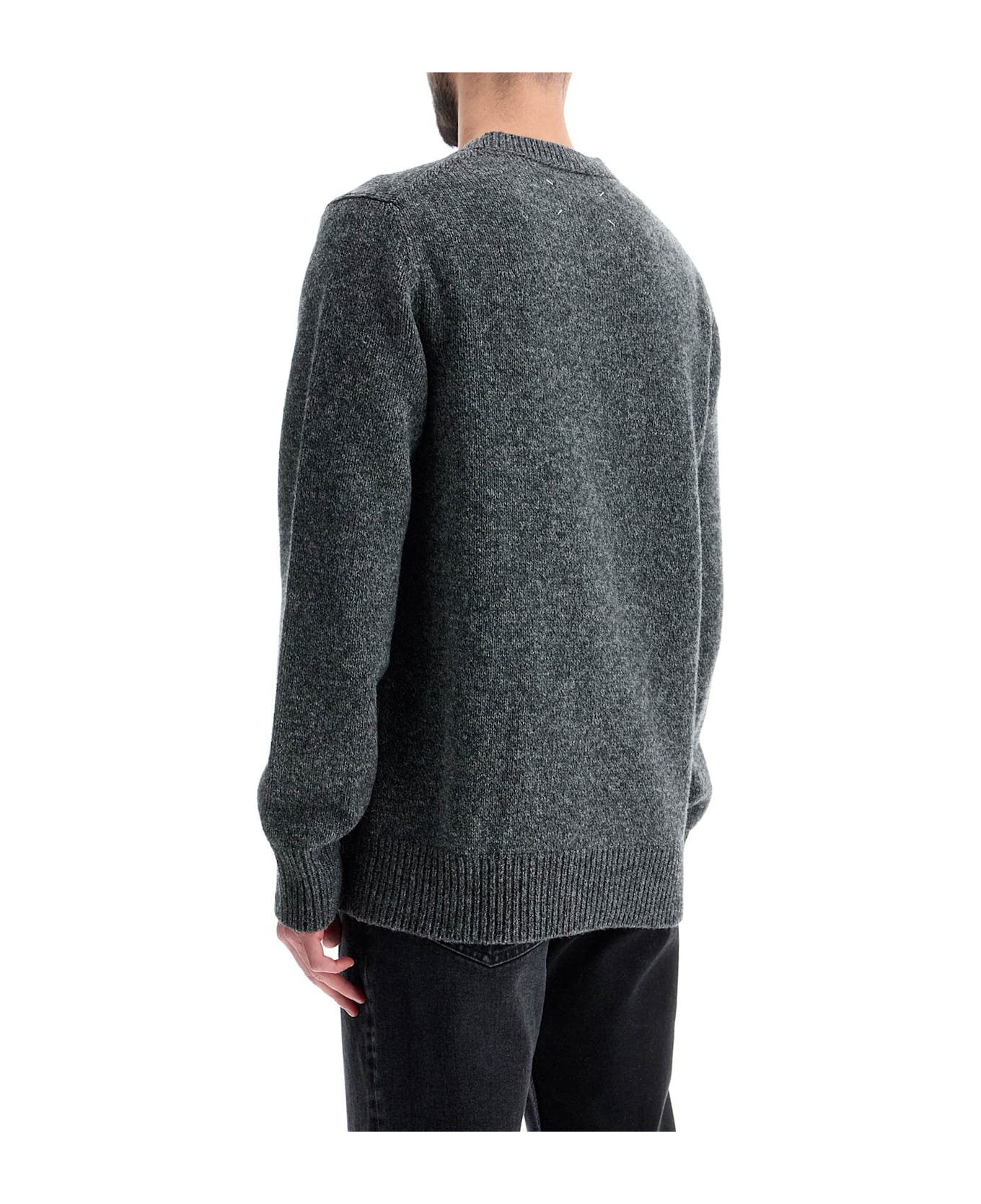 Maison Margiela Shetland Wool Pullover - DARK GREY (Grey)