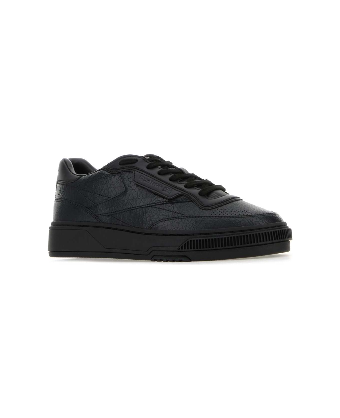 Reebok Black Leather Club C Ltd Sneakers - Black