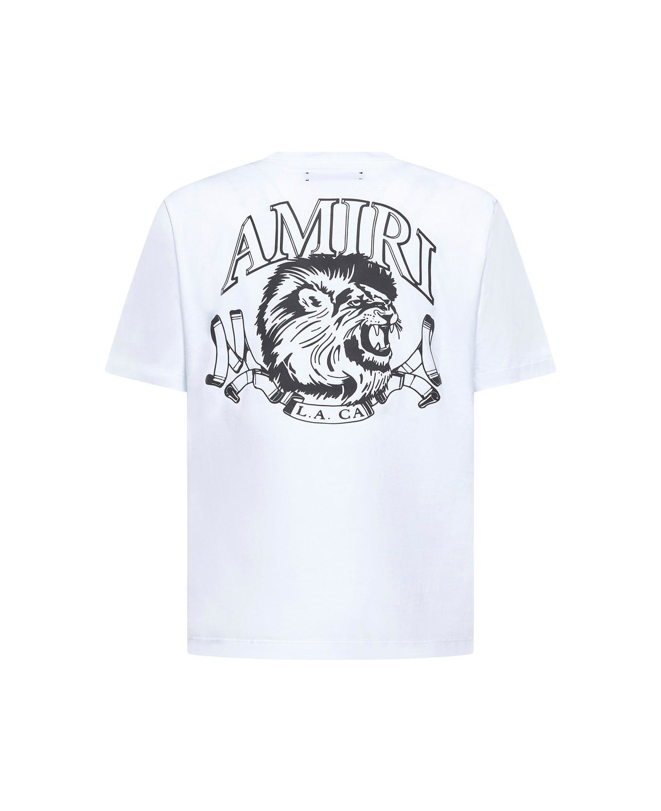 AMIRI Lion Outline Crewneck T-shirt - White