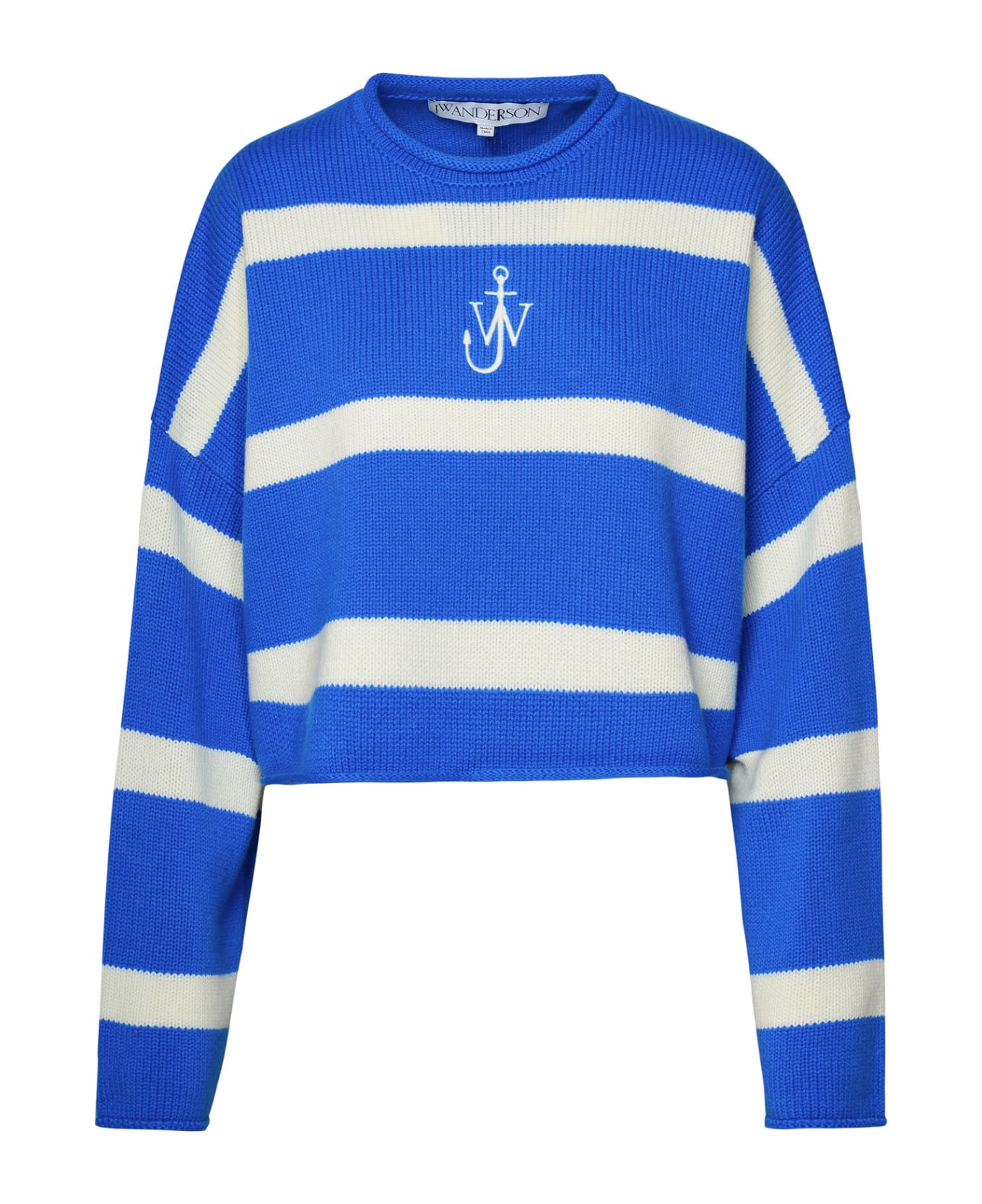 J.W. Anderson Two-tone Wool Blend Sweater - Blue