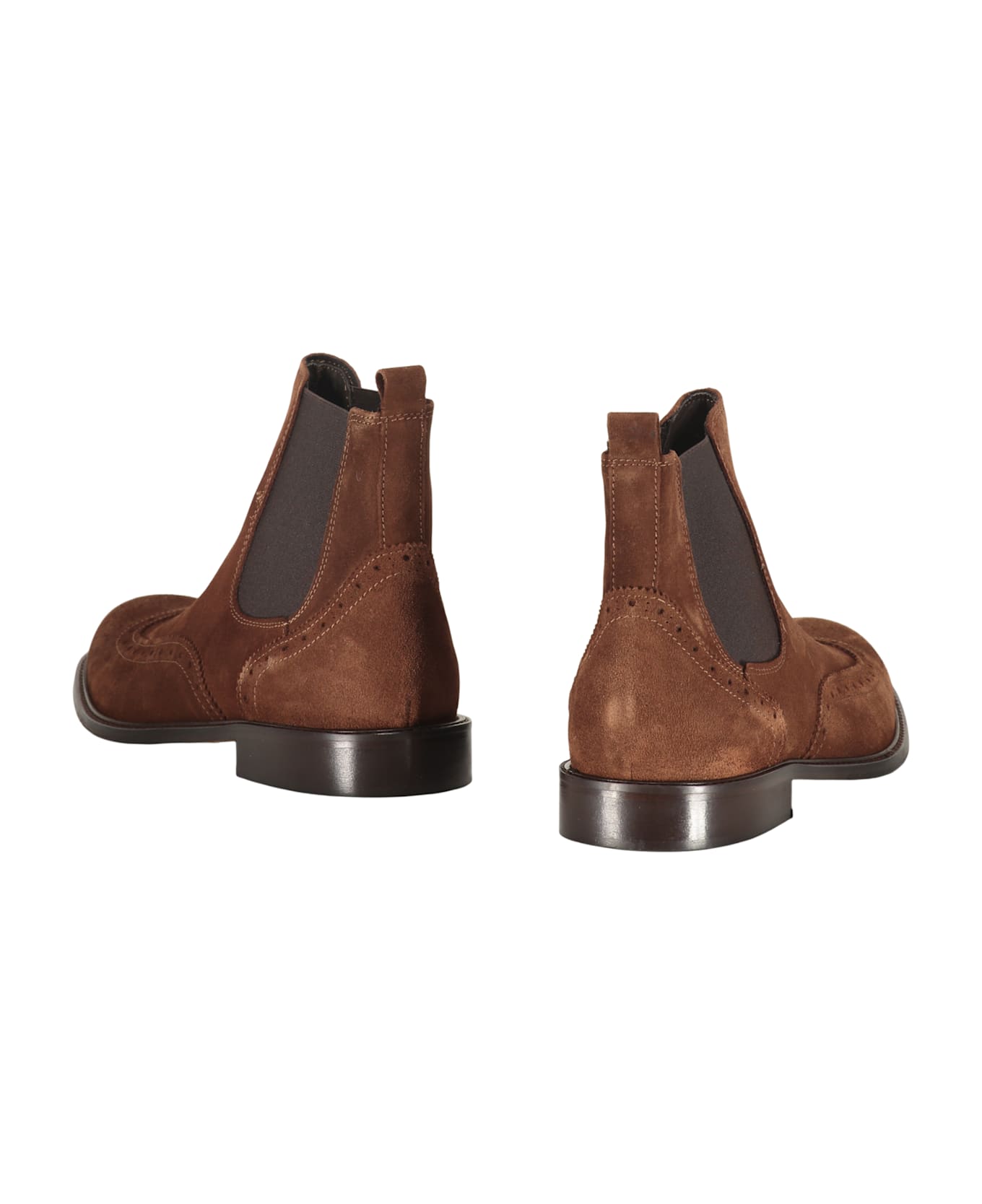 Bruno Magli Suede Chelsea Boots - brown