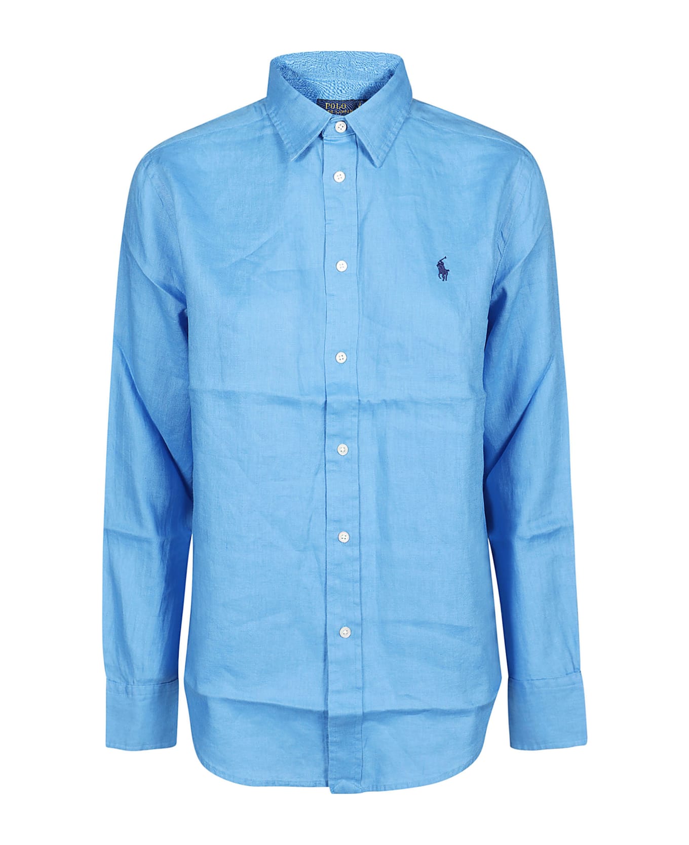 Polo Ralph Lauren Long Sleeve Button Front Shirt - Riviera Blue