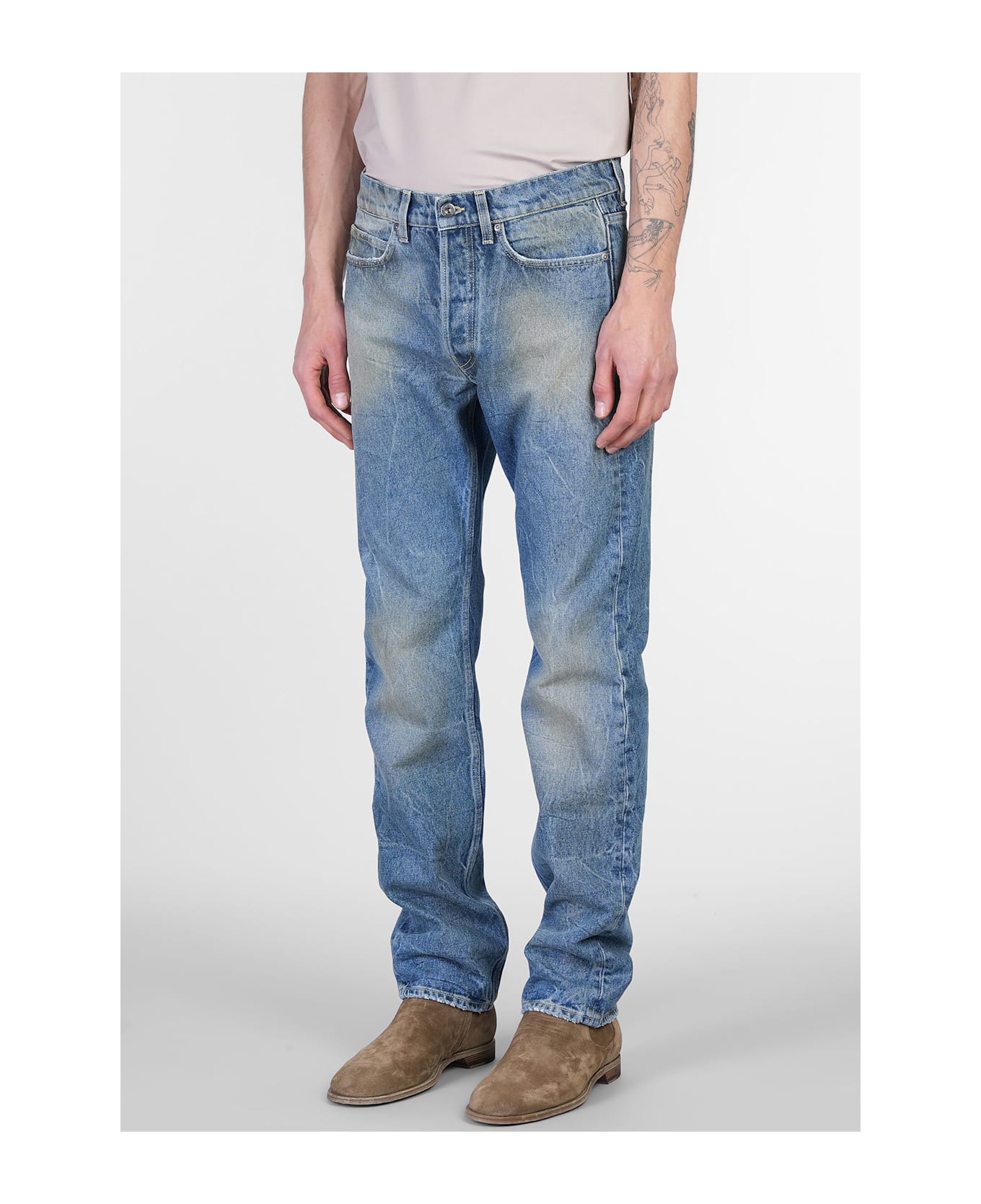 Salvatore Santoro Jeans In Blue Denim - blue