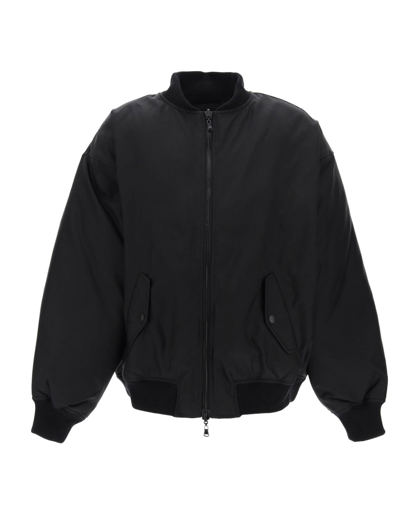 WARDROBE.NYC Reversible Bomber Jacket - BLACK (Black)