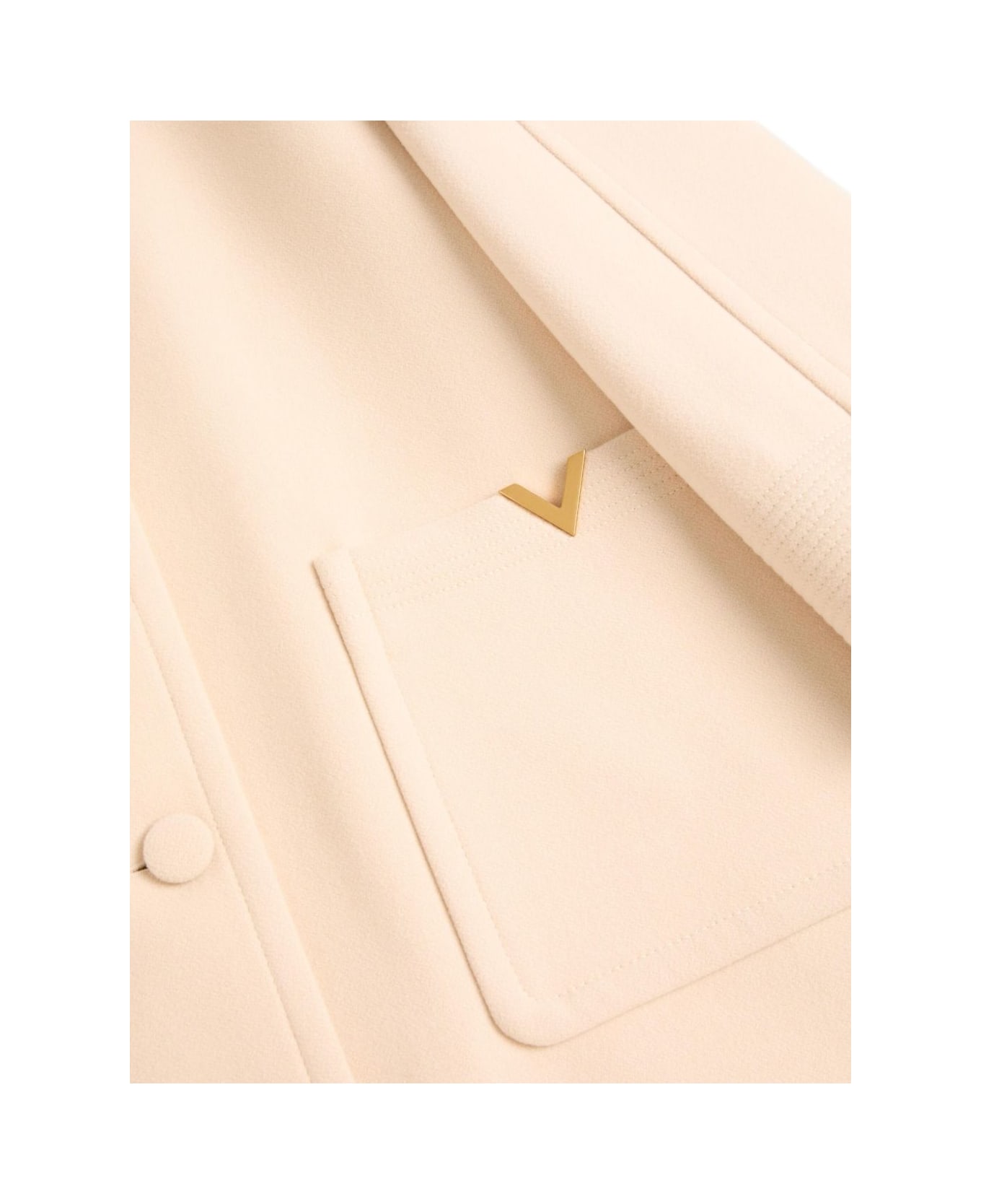 Valentino Wool Coat - Beige