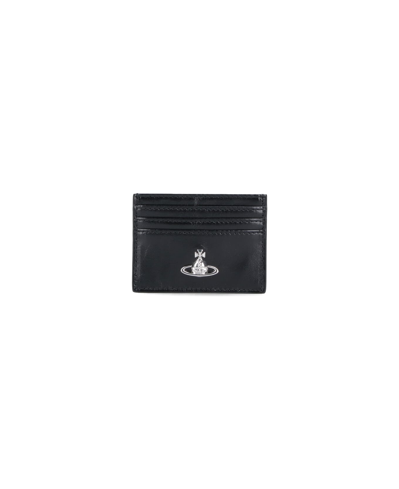 Vivienne Westwood "orb" Card Holder - Black  