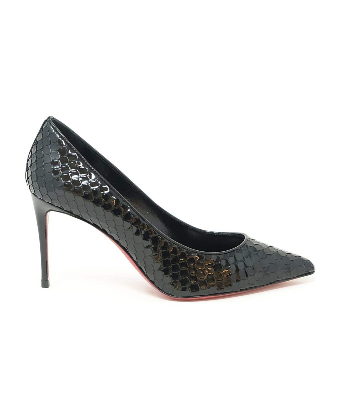 Christian Louboutin Black Patent Kate 85 Pumps