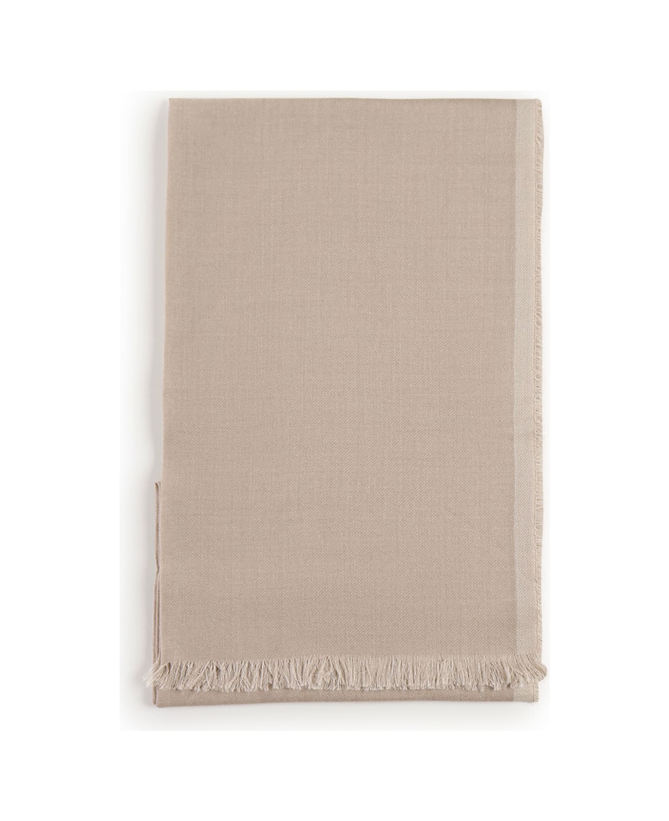 Fay Wool And Silk Scarf - Beige