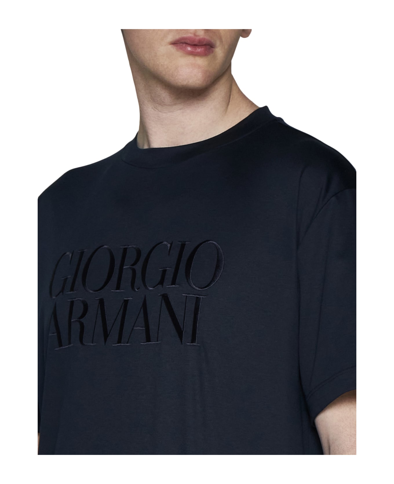 Giorgio Armani T-Shirt - Blu navy