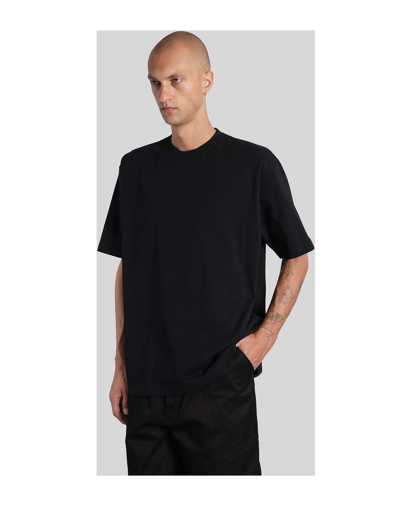 Junya Watanabe T-shirt In Black Cotton - black