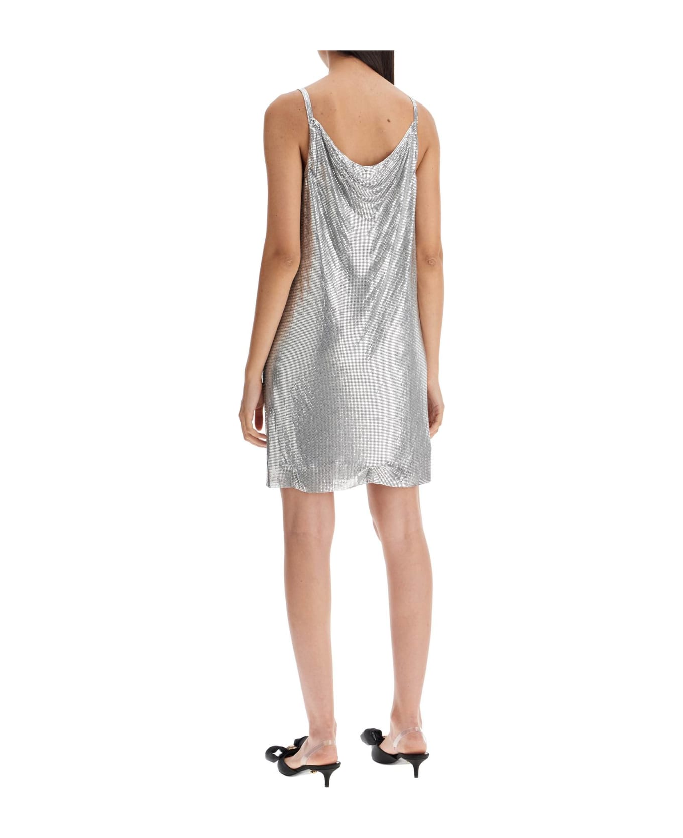Versace Silver Metal Dress - NICKEL (Metallic)