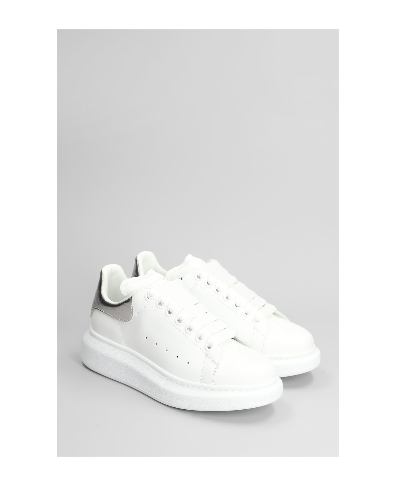 Alexander McQueen Oversize Sneak Sneakers In White Leather - white