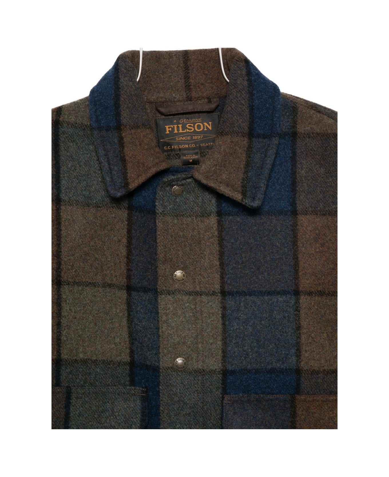 Filson Mackinaw Checked Wool Jacket - Multicolor