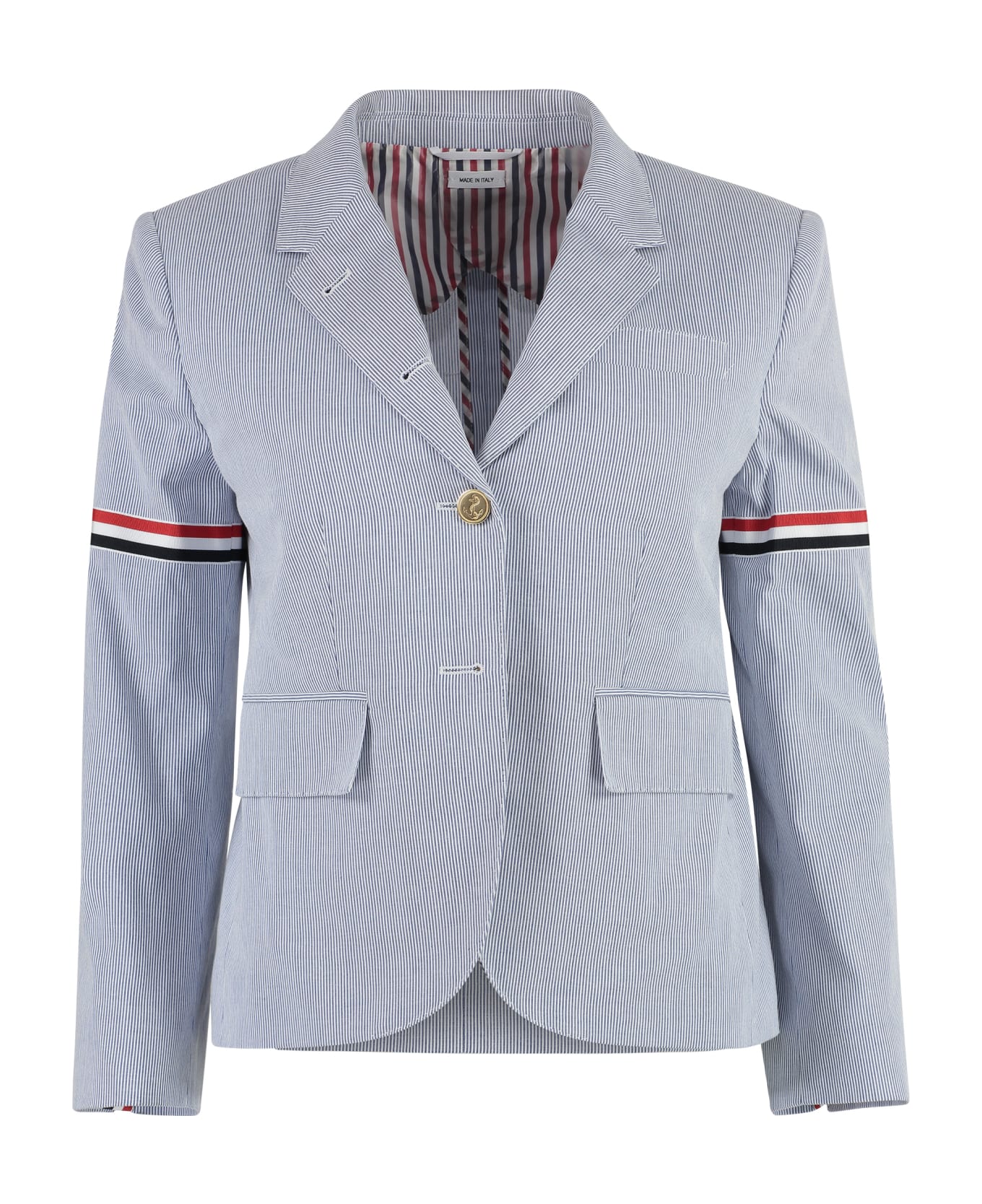 Thom Browne Single-breasted Two-button Blazer - Light Blue