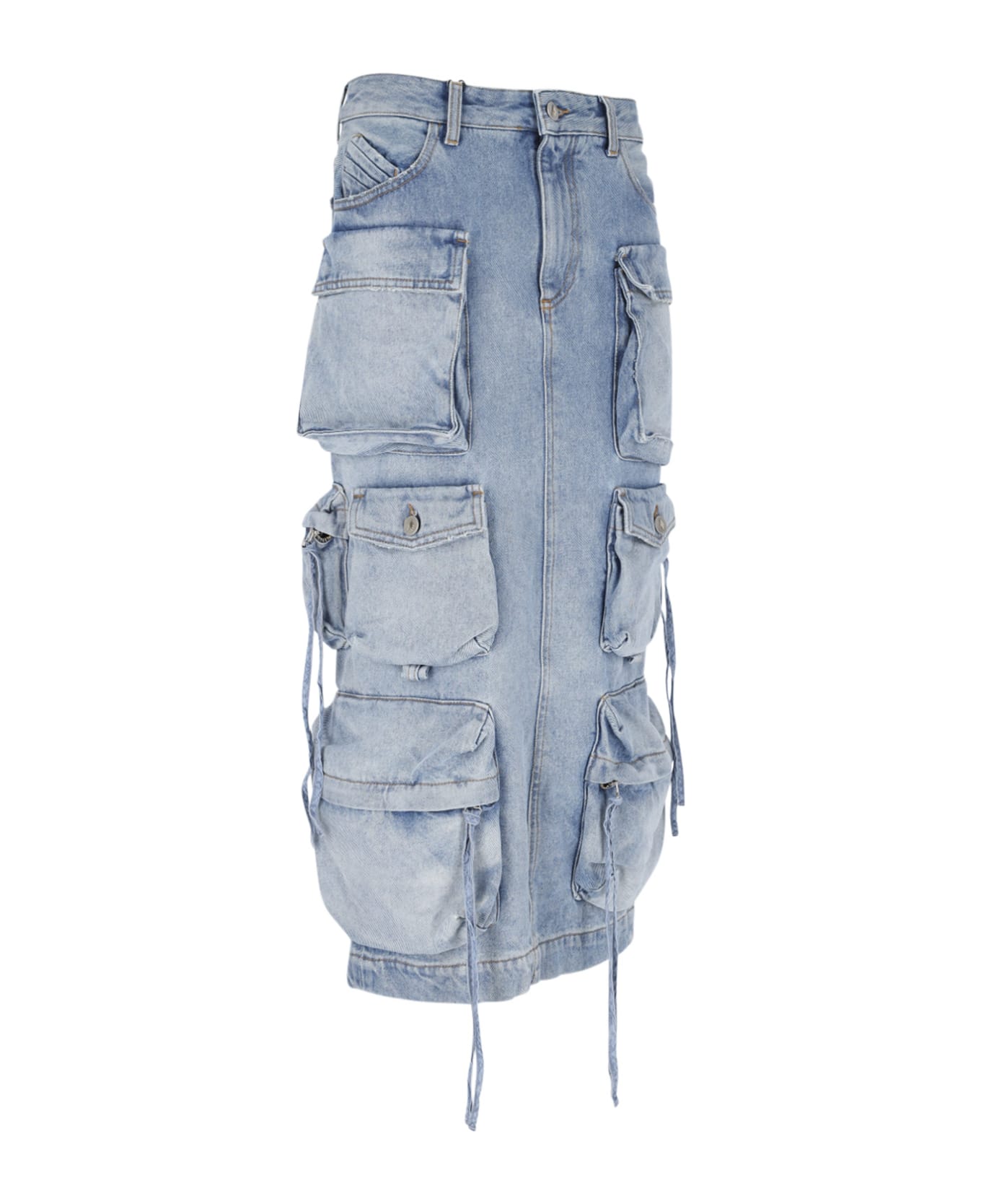 The Attico 'sky Blue' Midi Skirt - Sky blue スカート