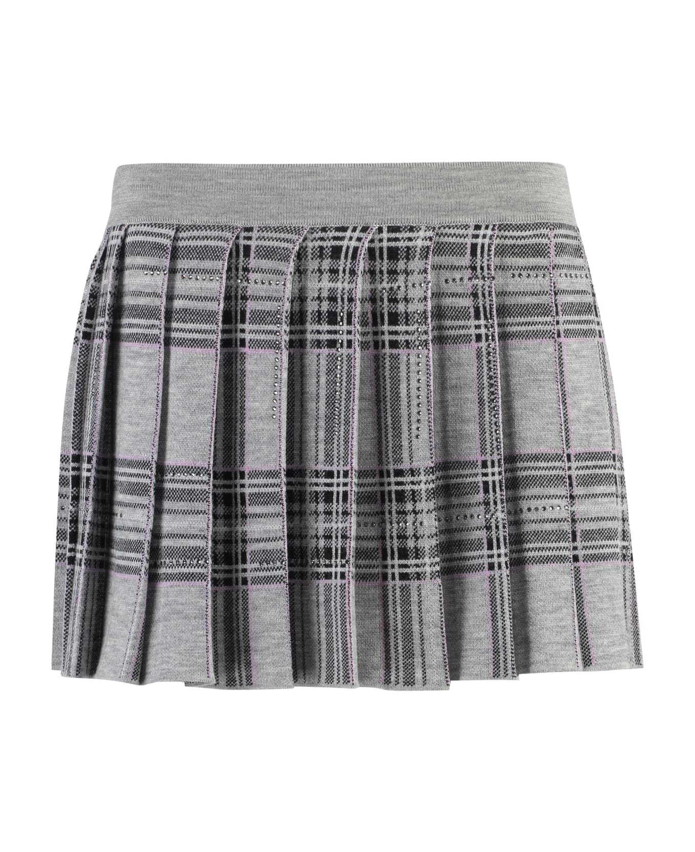 Giuseppe di Morabito Pleated Knitted Skirt - grey スカート