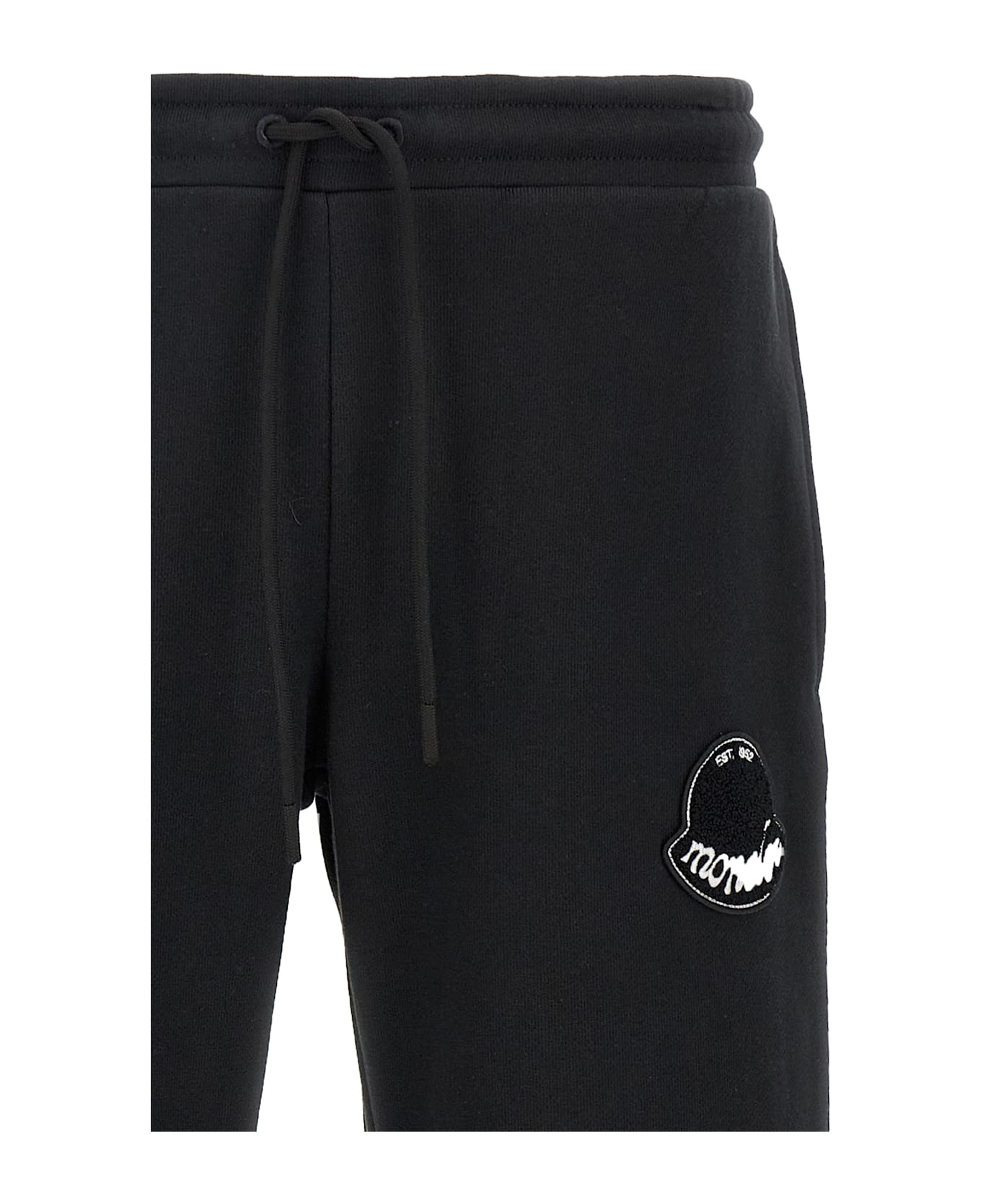 Moncler Logo Patch Joggers - Black  