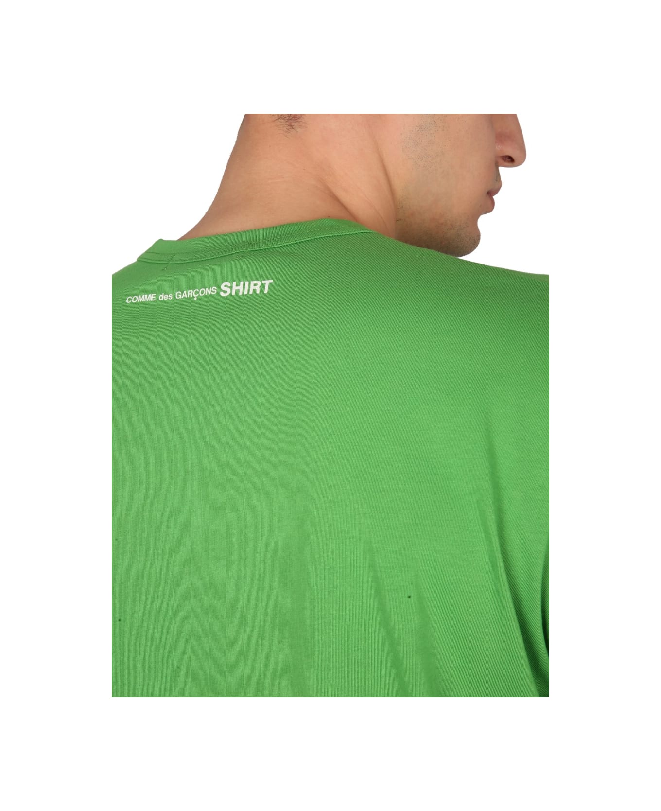 Comme des Garçons Shirt T-shirt With Logo - GREEN