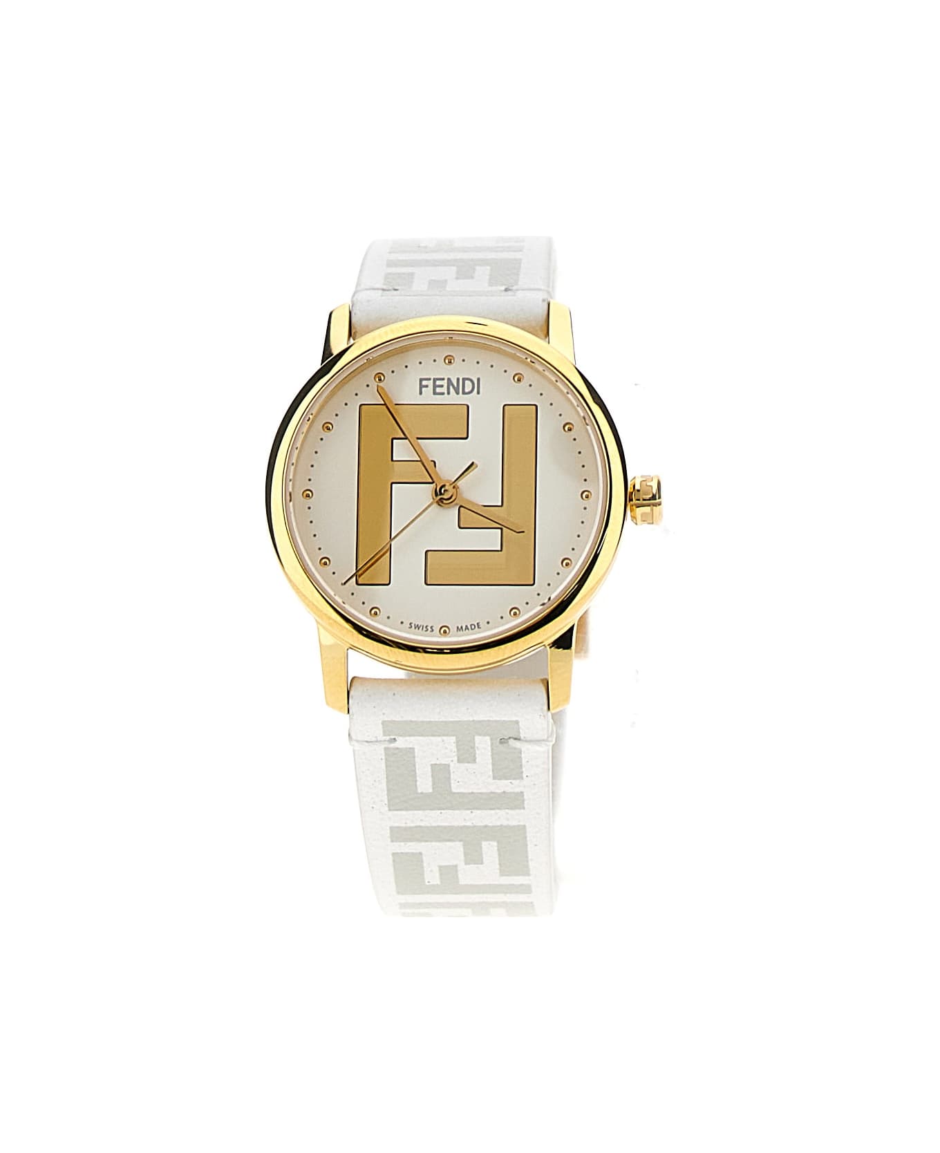 Fendi 'ff' Watch - White 腕時計
