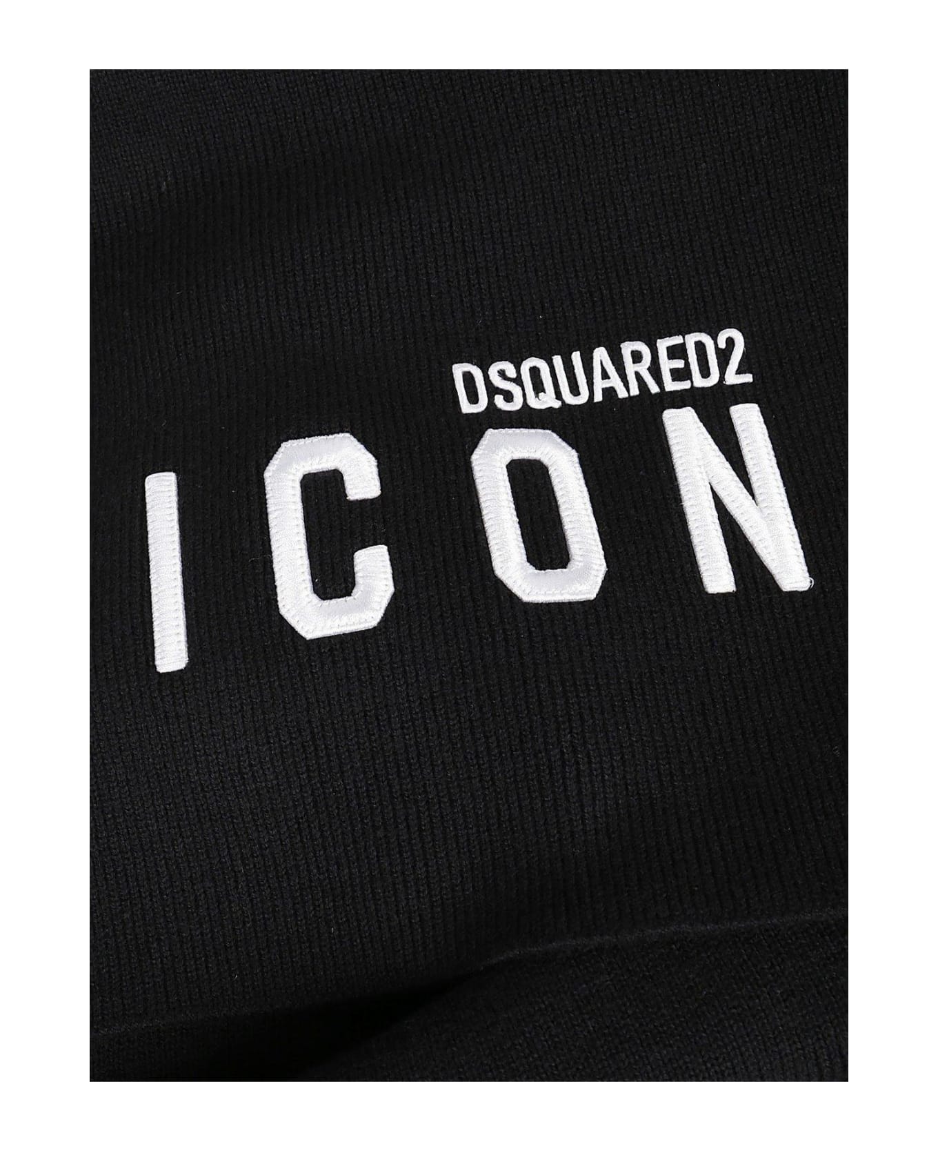 Dsquared2 'icon' Wool Scarf