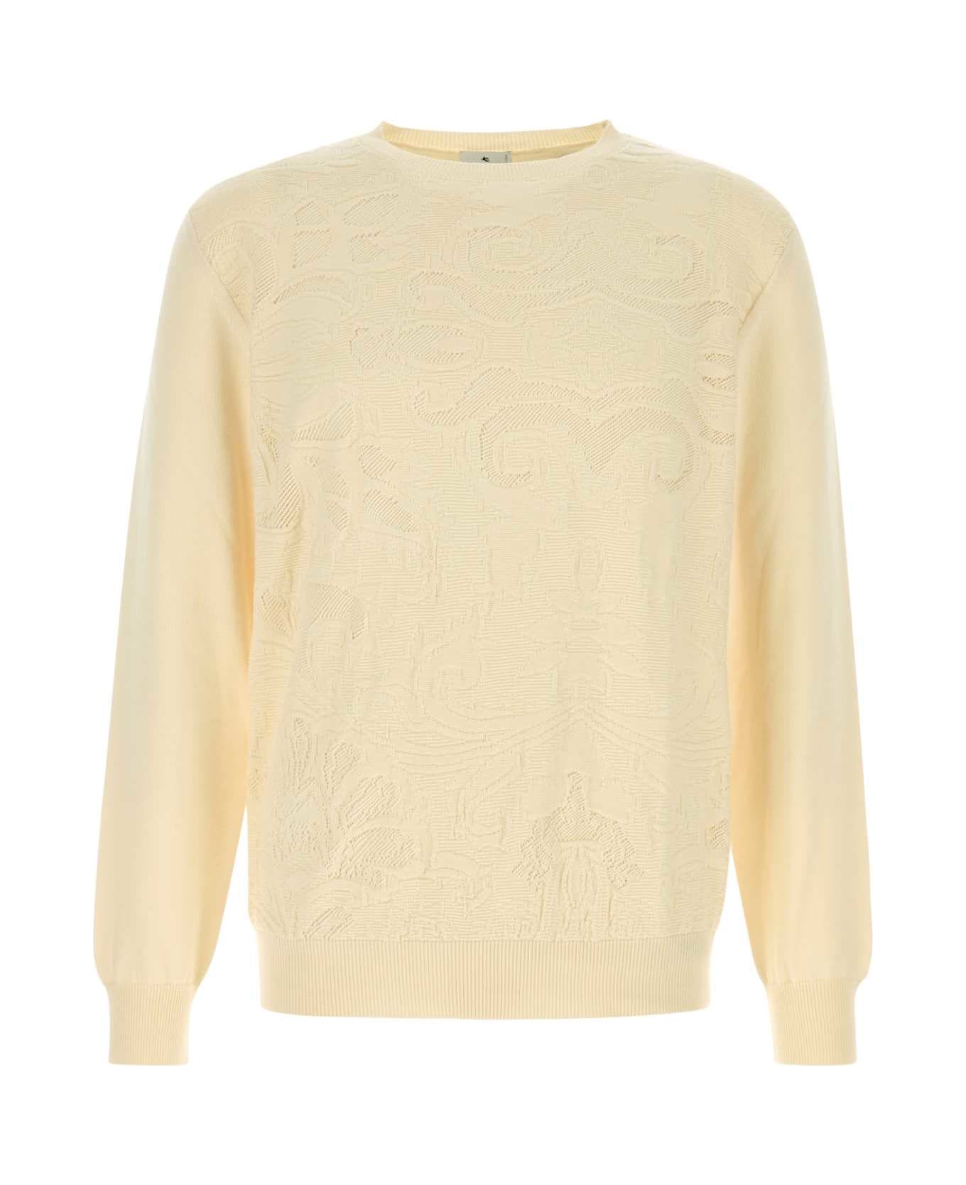 Etro Cream Cotton Sweater - M3791