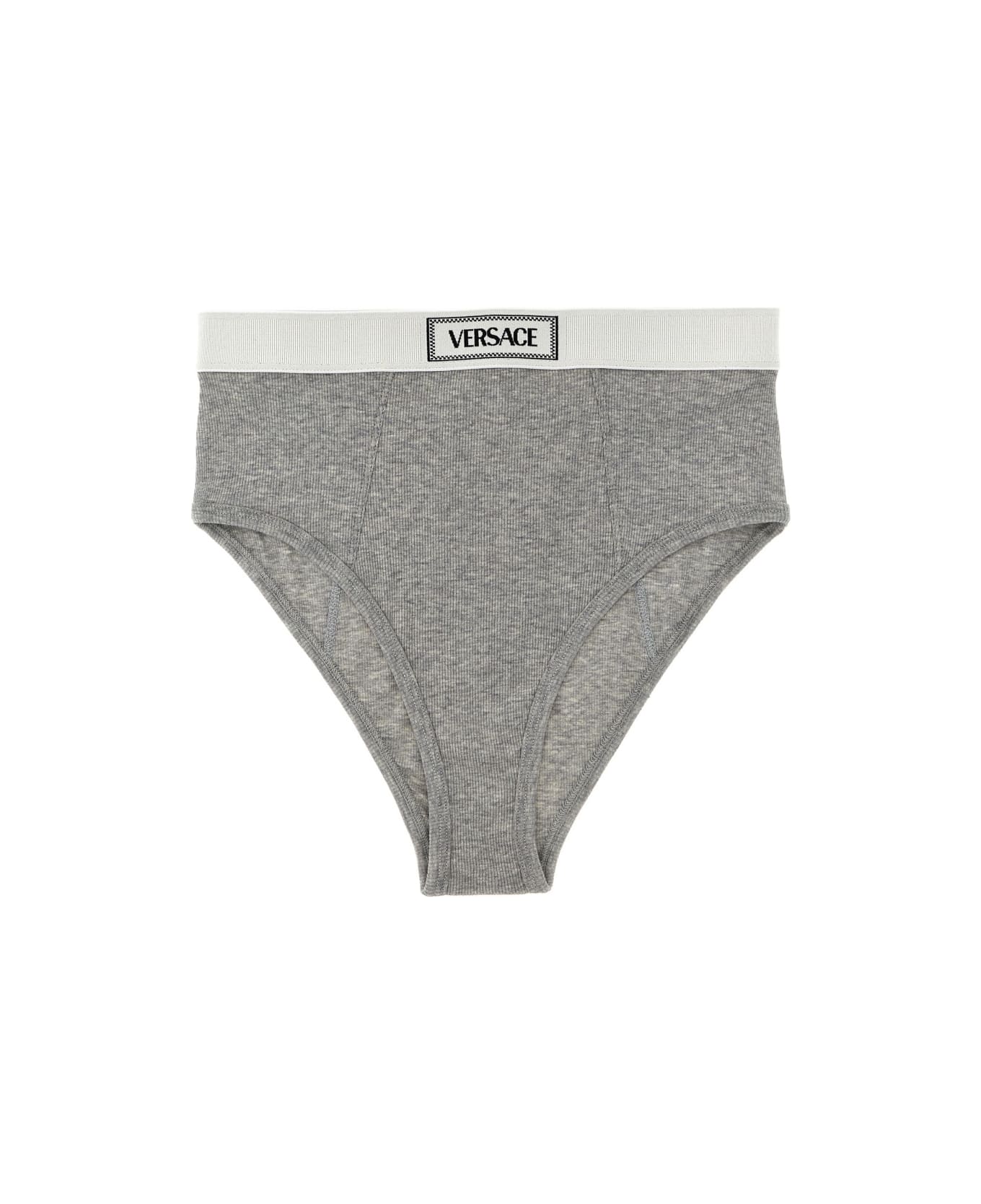 Versace Cotton Slip. - Grey melanges