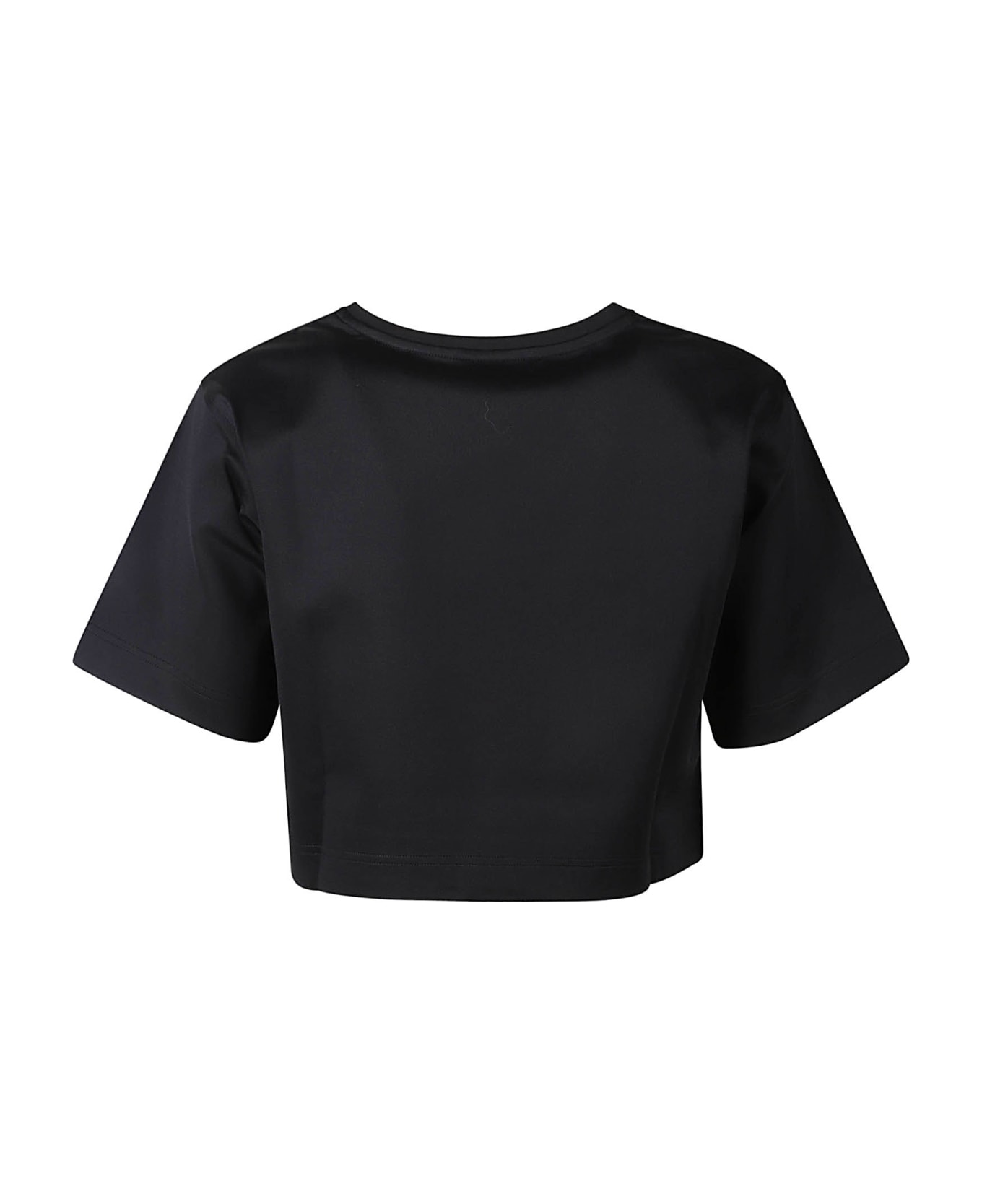 Max Mara Messico Cropped T-shirt - Black Tシャツ
