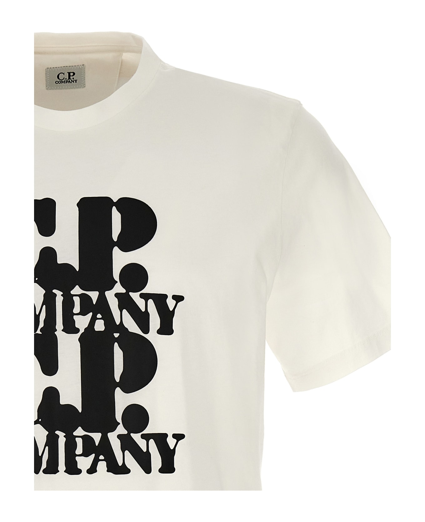 C.P. Company 'graphic' T-shirt - Gauze white