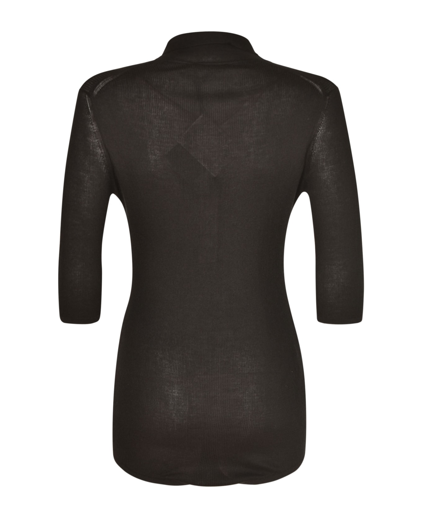 Prada Superfine Cash Bodysuit - Black