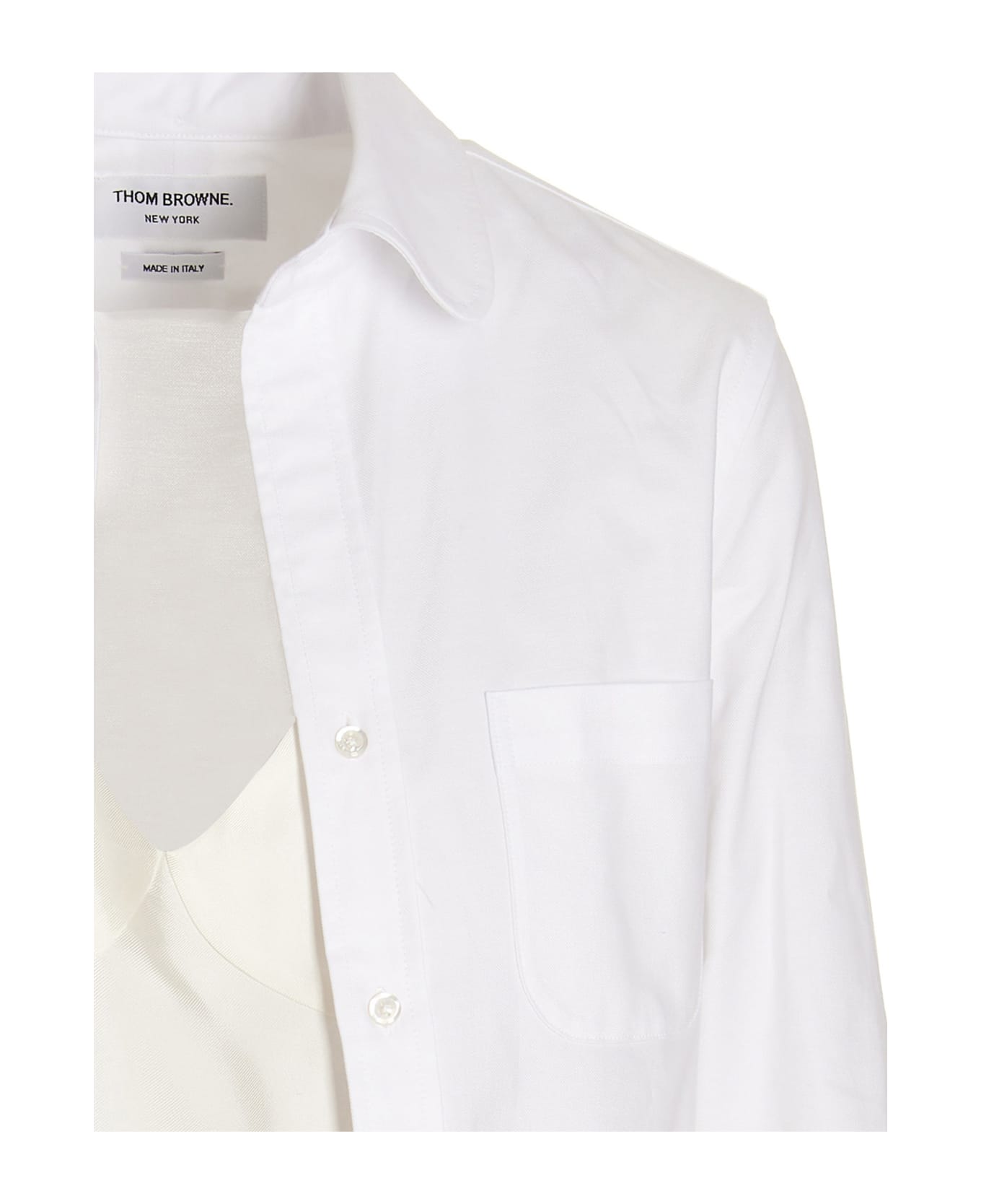 Thom Browne Shirt Dress - White コート