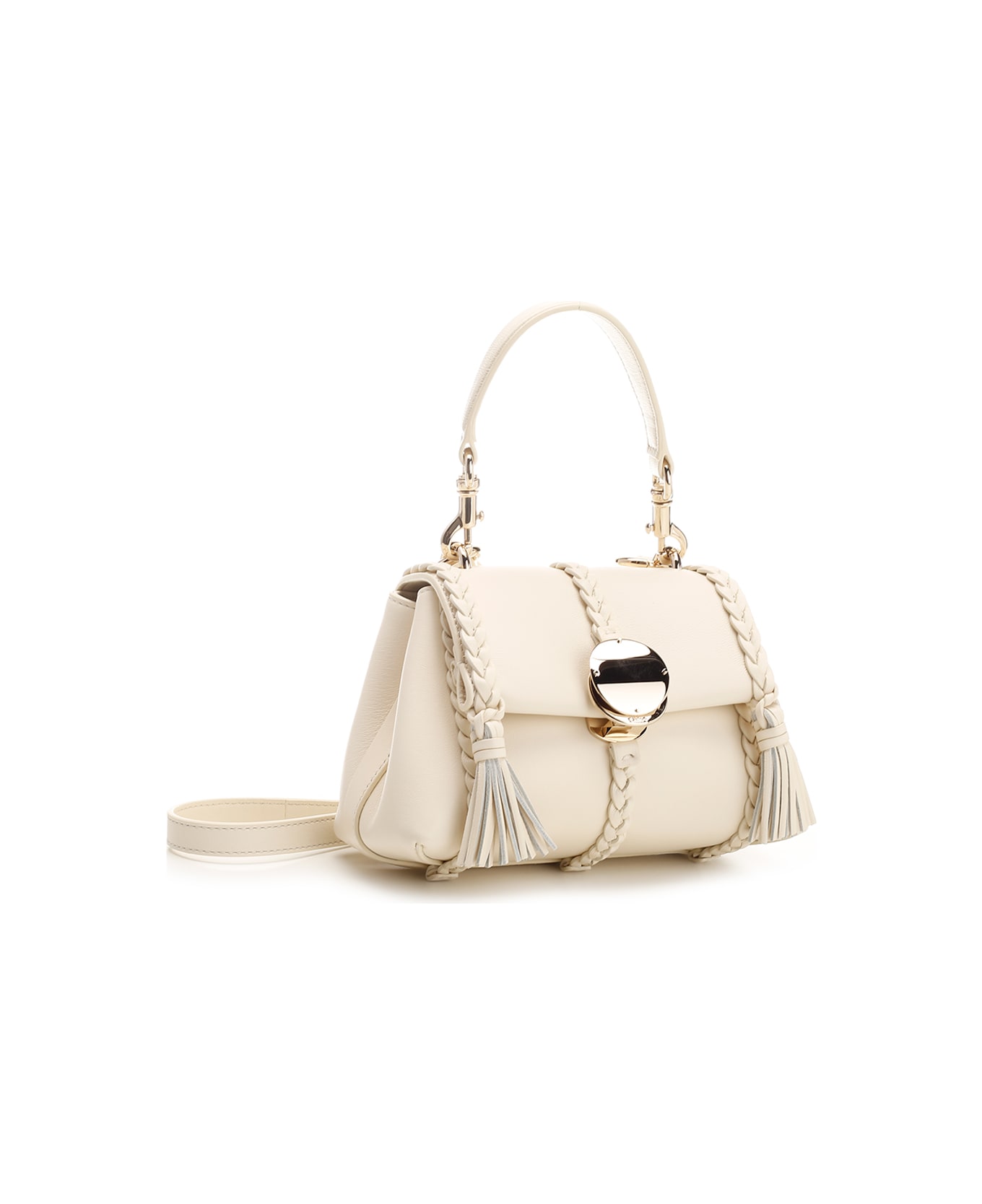 Chloé Penelope Mini Shoulder Bag - White トートバッグ