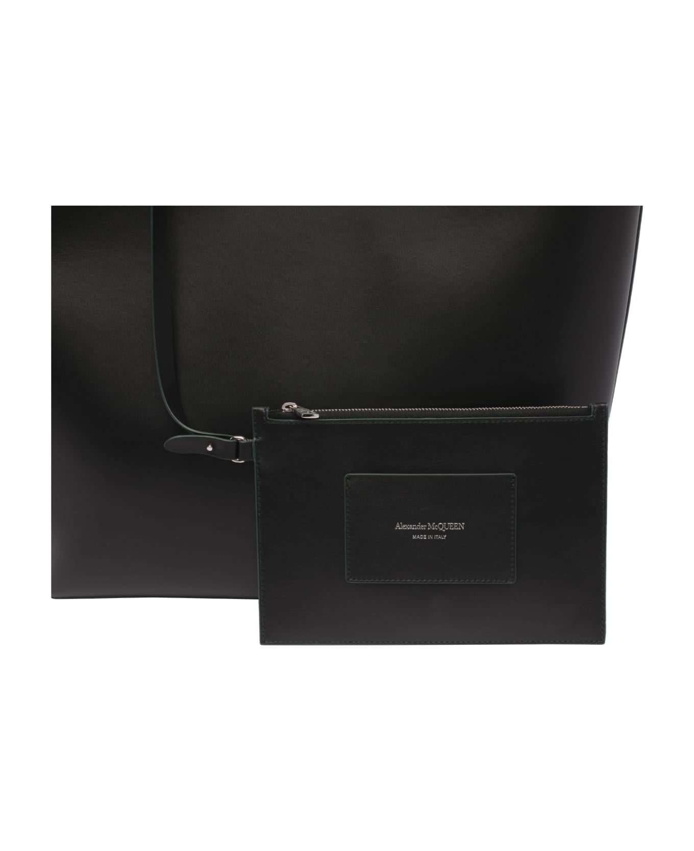 Alexander McQueen The Square Bow Bag - Black