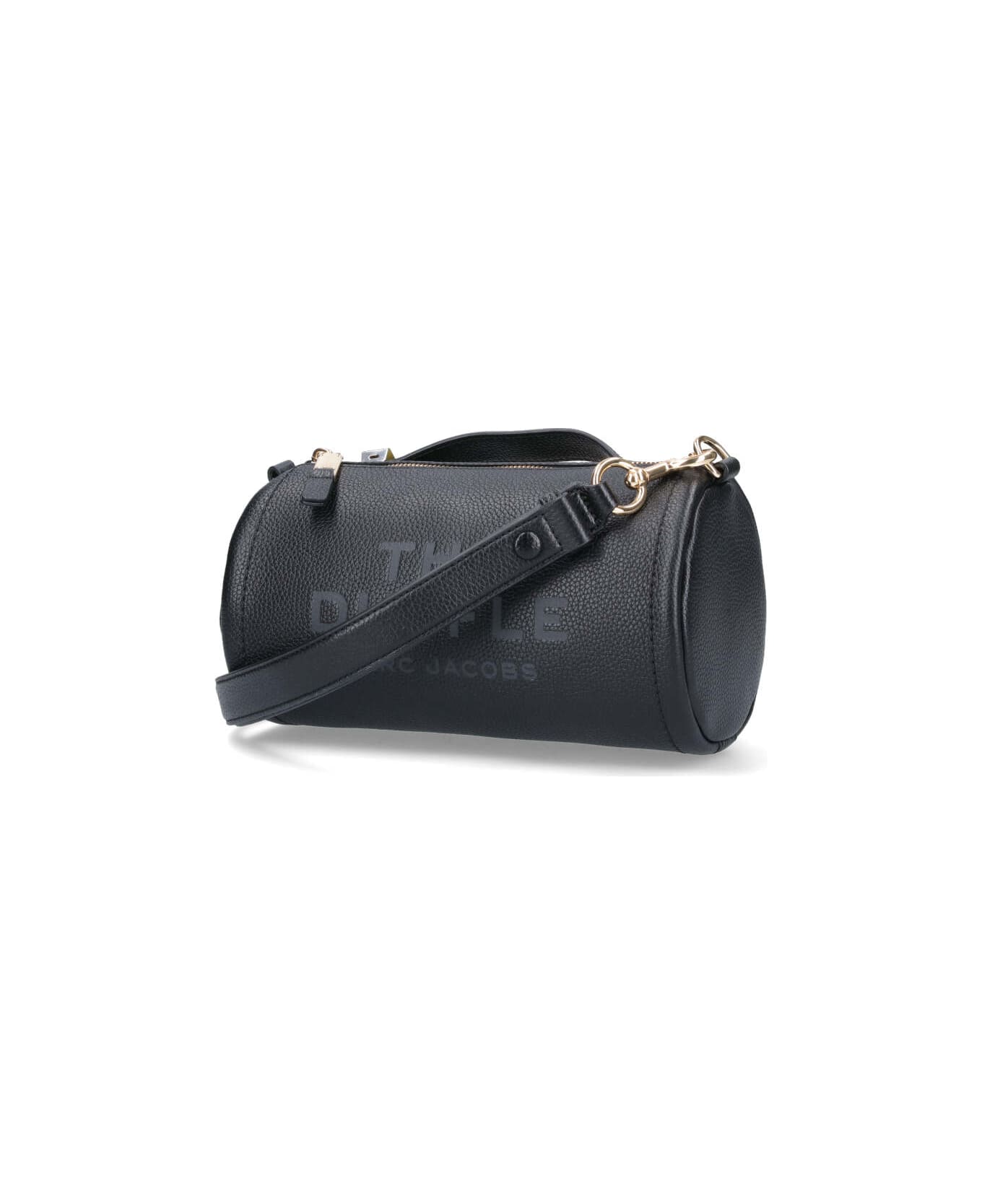 Marc Jacobs Black Leather Duffle Bag - Black クラッチバッグ