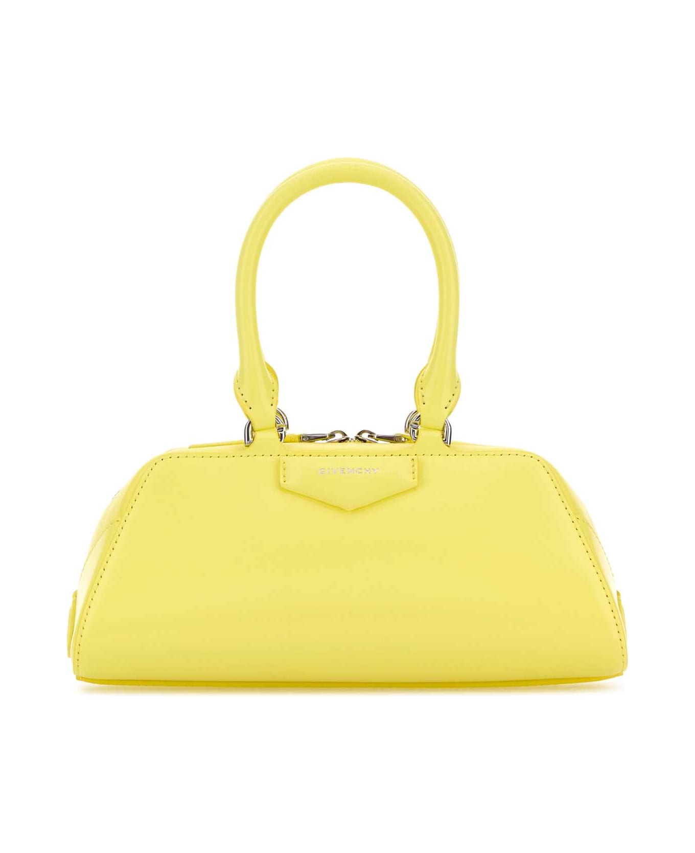 Givenchy Yellow Leather Mini Antigona East-west Handbag - ACIDYELLOW