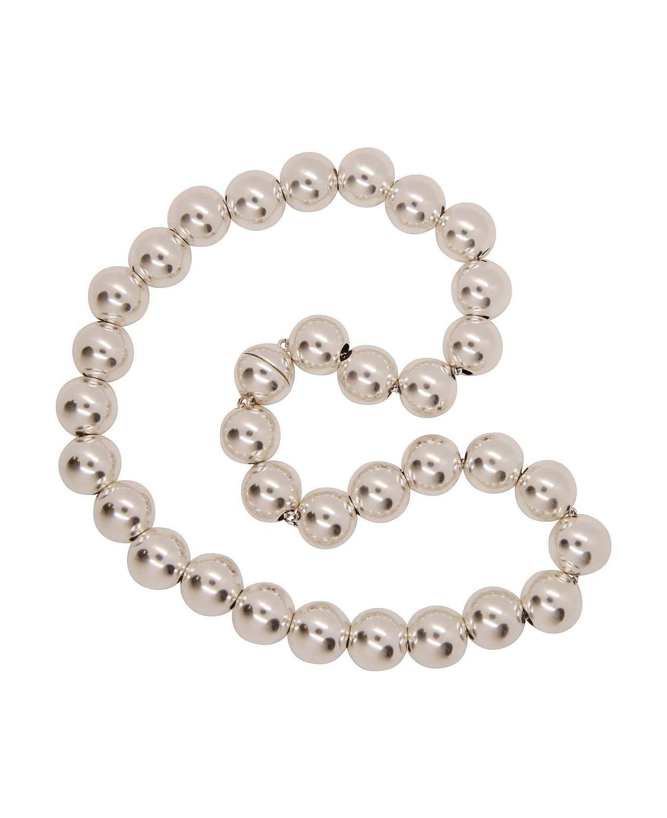 Jil Sander Spherical Embellished Necklace - Non definito