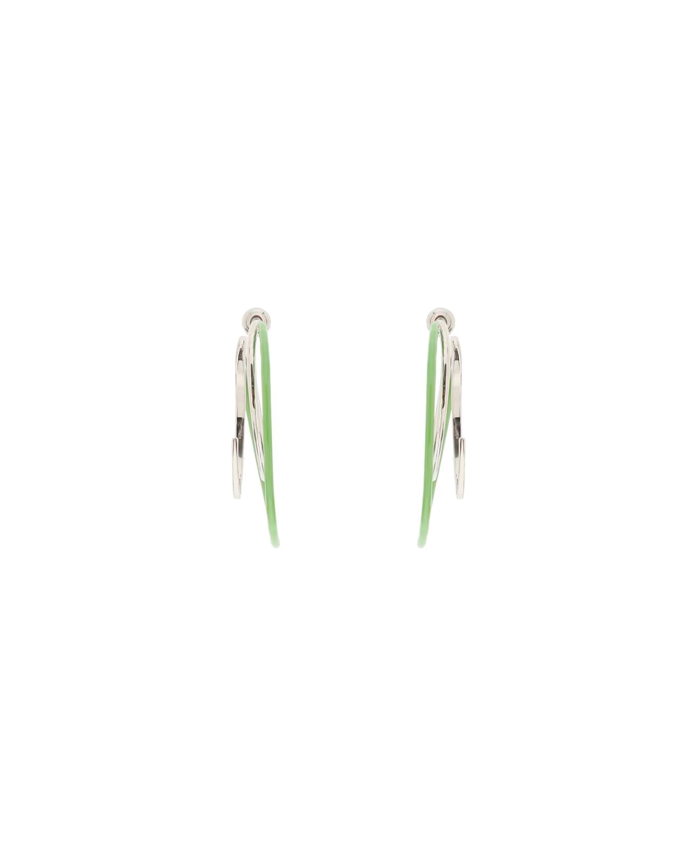 Panconesi 'double Kilter' Earrings - PISTACCHIO (Green)