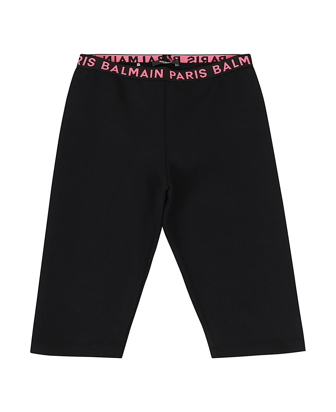 Balmain Sport Shorts - Fu Black Fuchsia