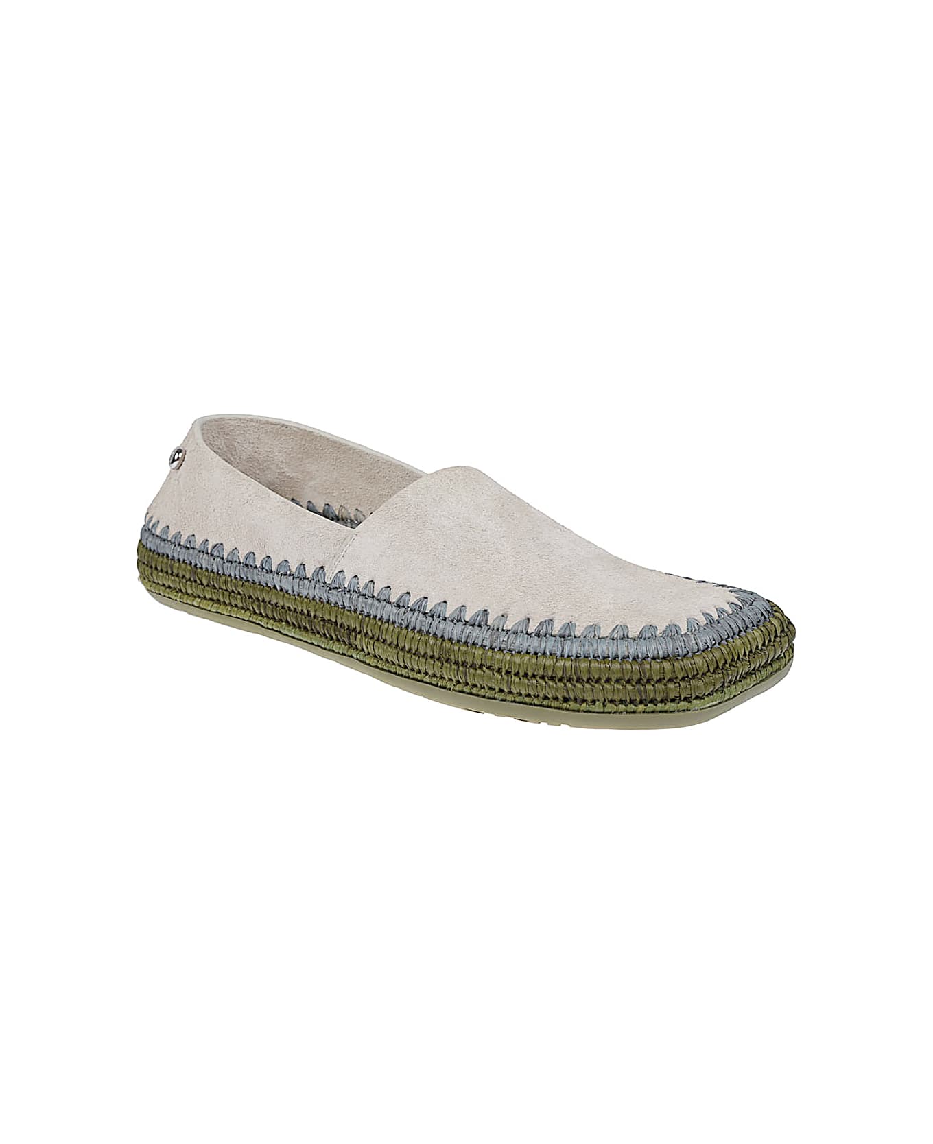 Loewe Rio Suede Espadrilles - Light Grey
