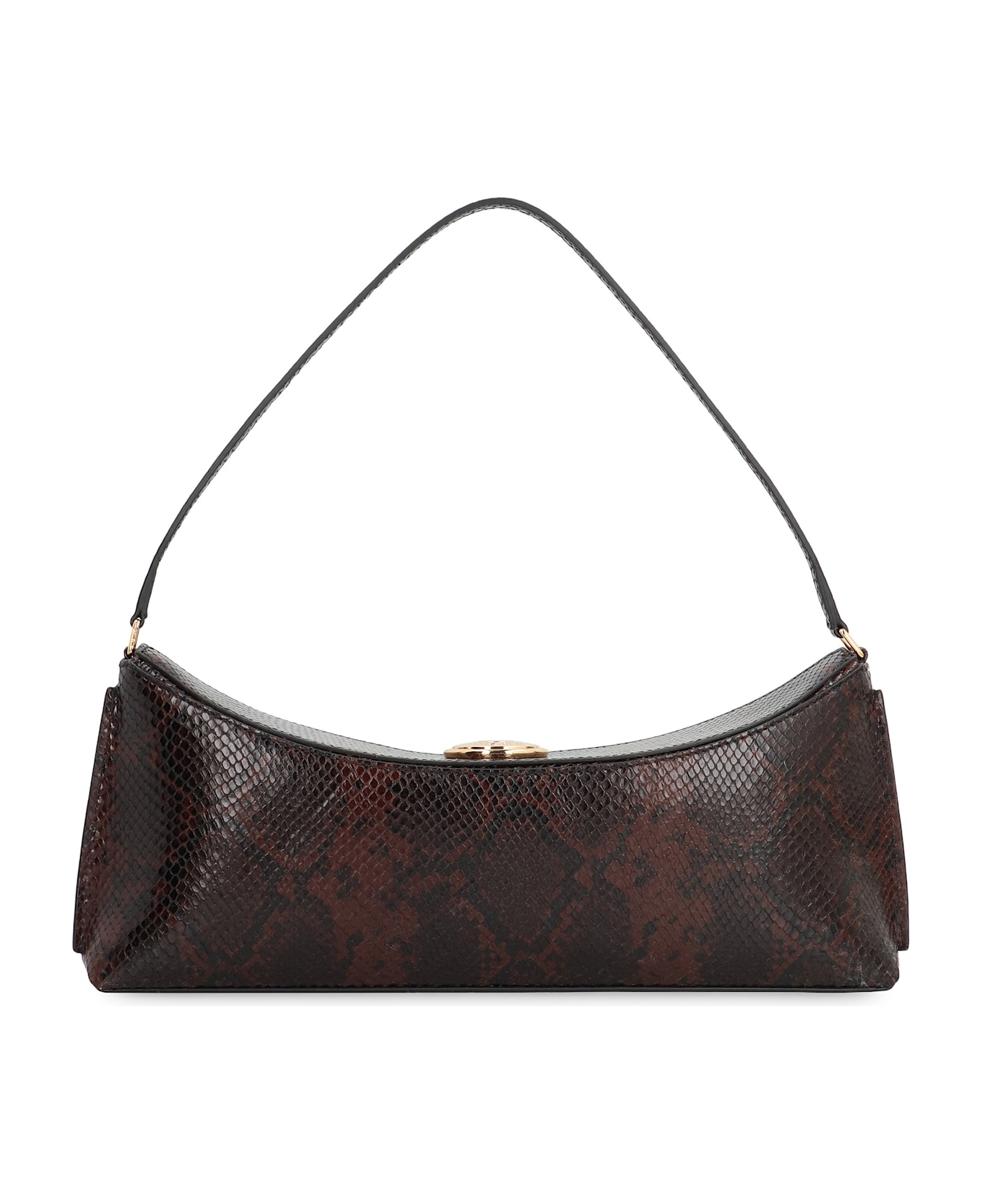 Jacquemus Ovalo Clutch - brown