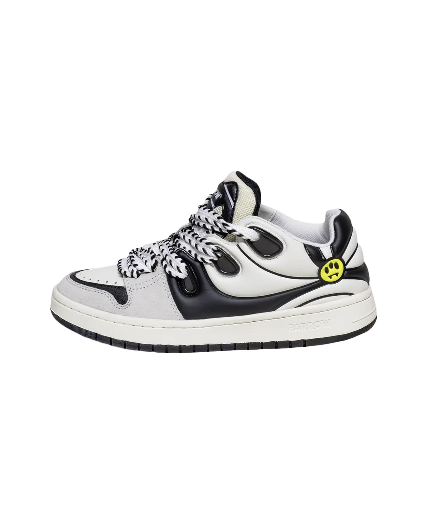 Barrow White And Black Ollie Sneakers - Black