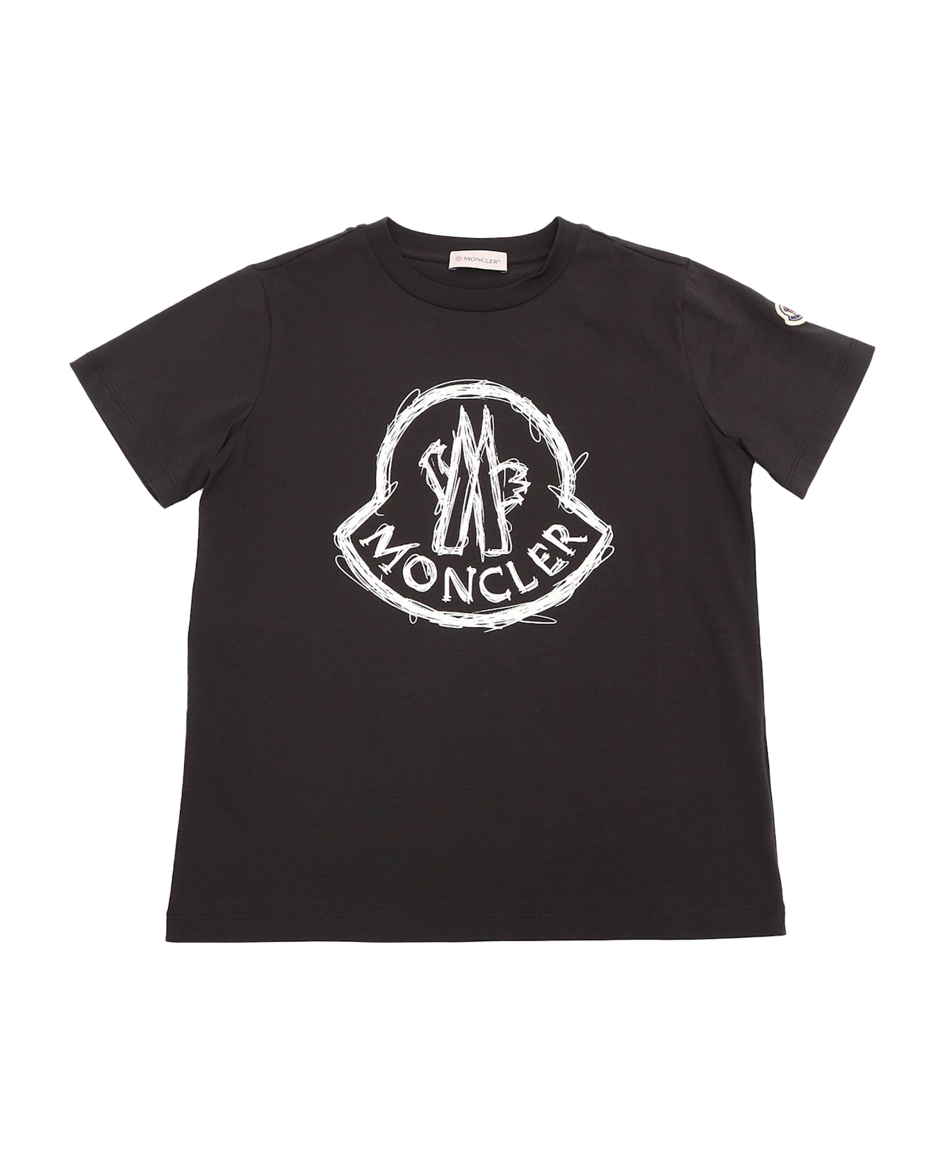 Moncler Ss T-shirt - BLACK