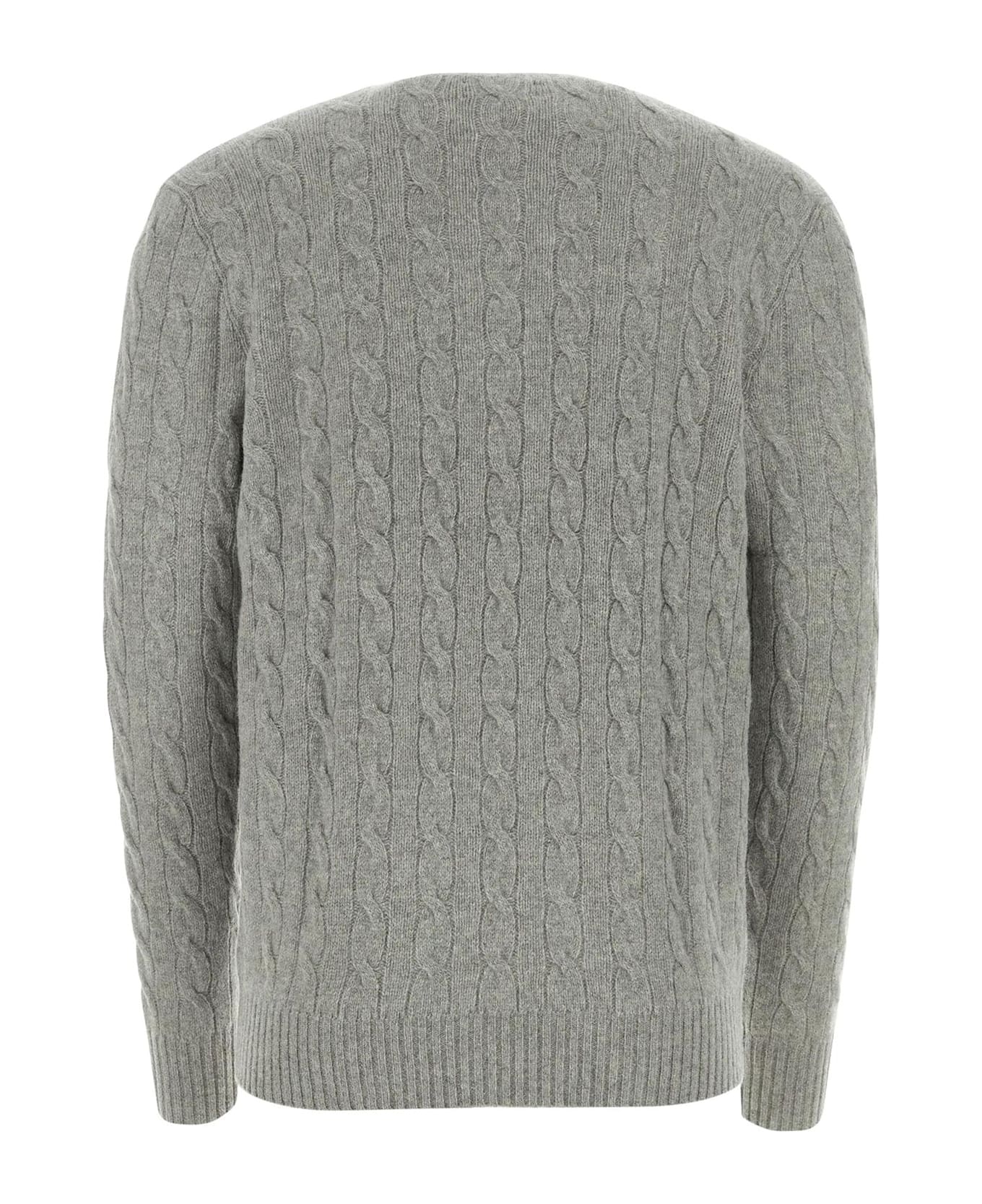 Ralph Lauren Grey Wool And Cashmere Jumper - Grey