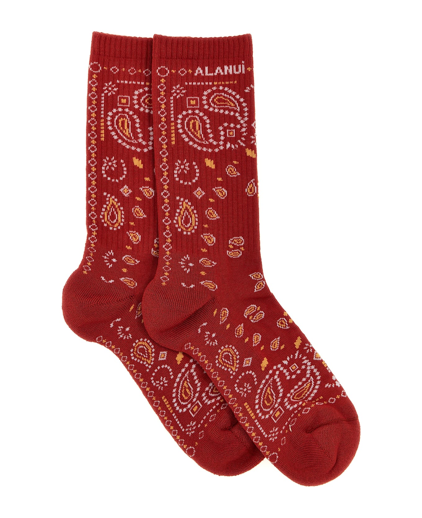 Alanui 
bandana
 Socks - Red